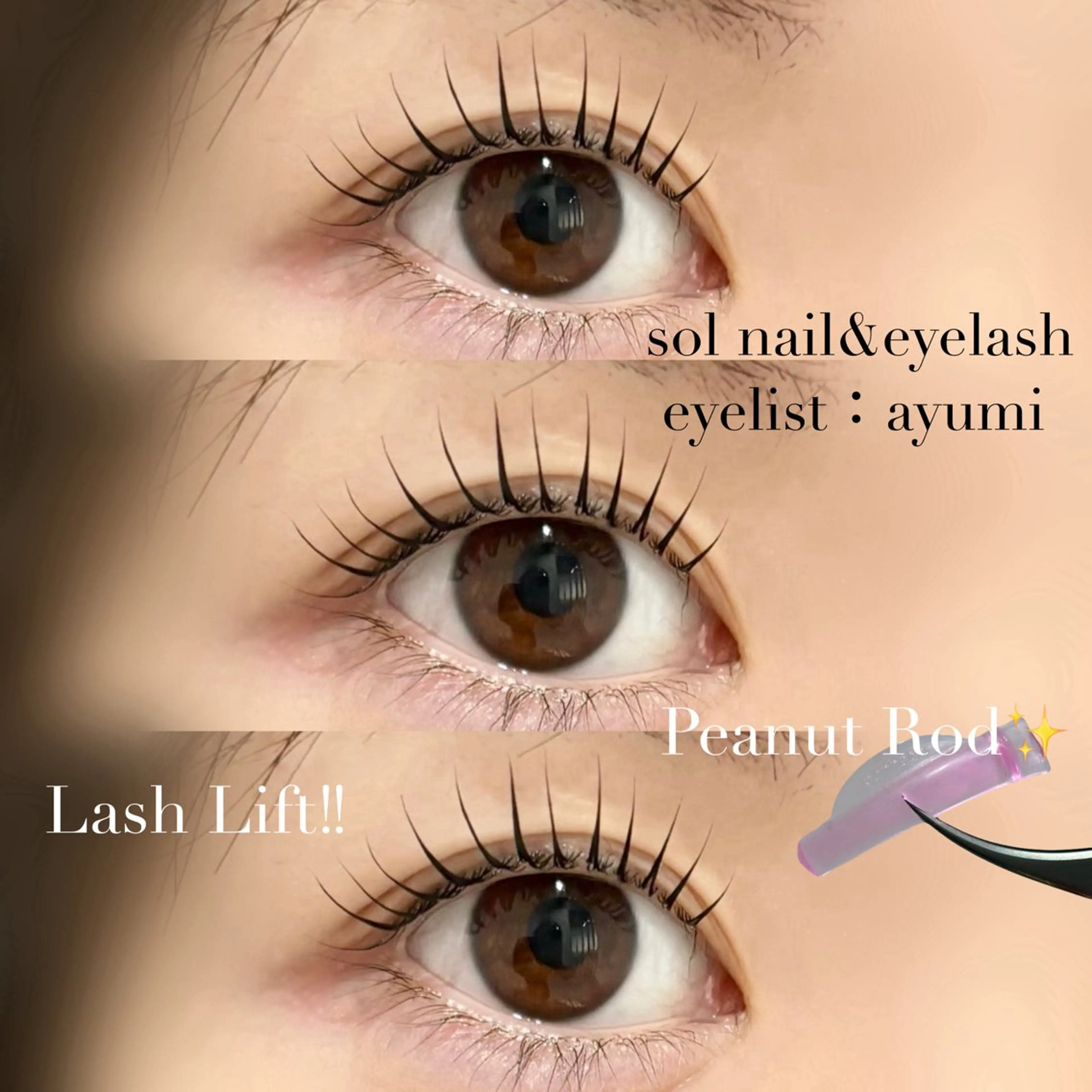 マツエク・マツパ sol ayumiのマツエク・マツパデザイン