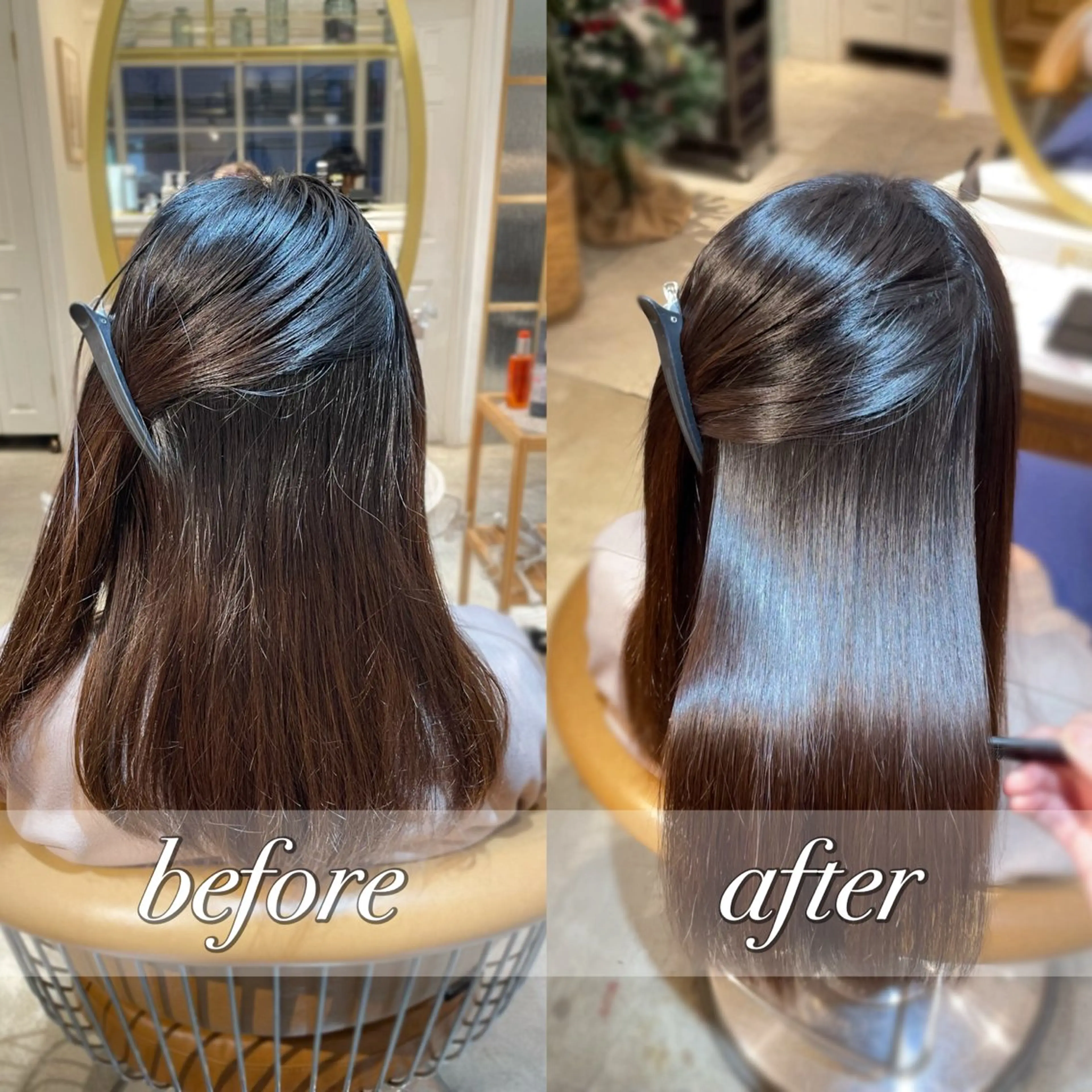 セミロング Hair&Make Allure所属・塩谷康生/髪質改善 /ボブ/縮毛矯正のヘアスタイル