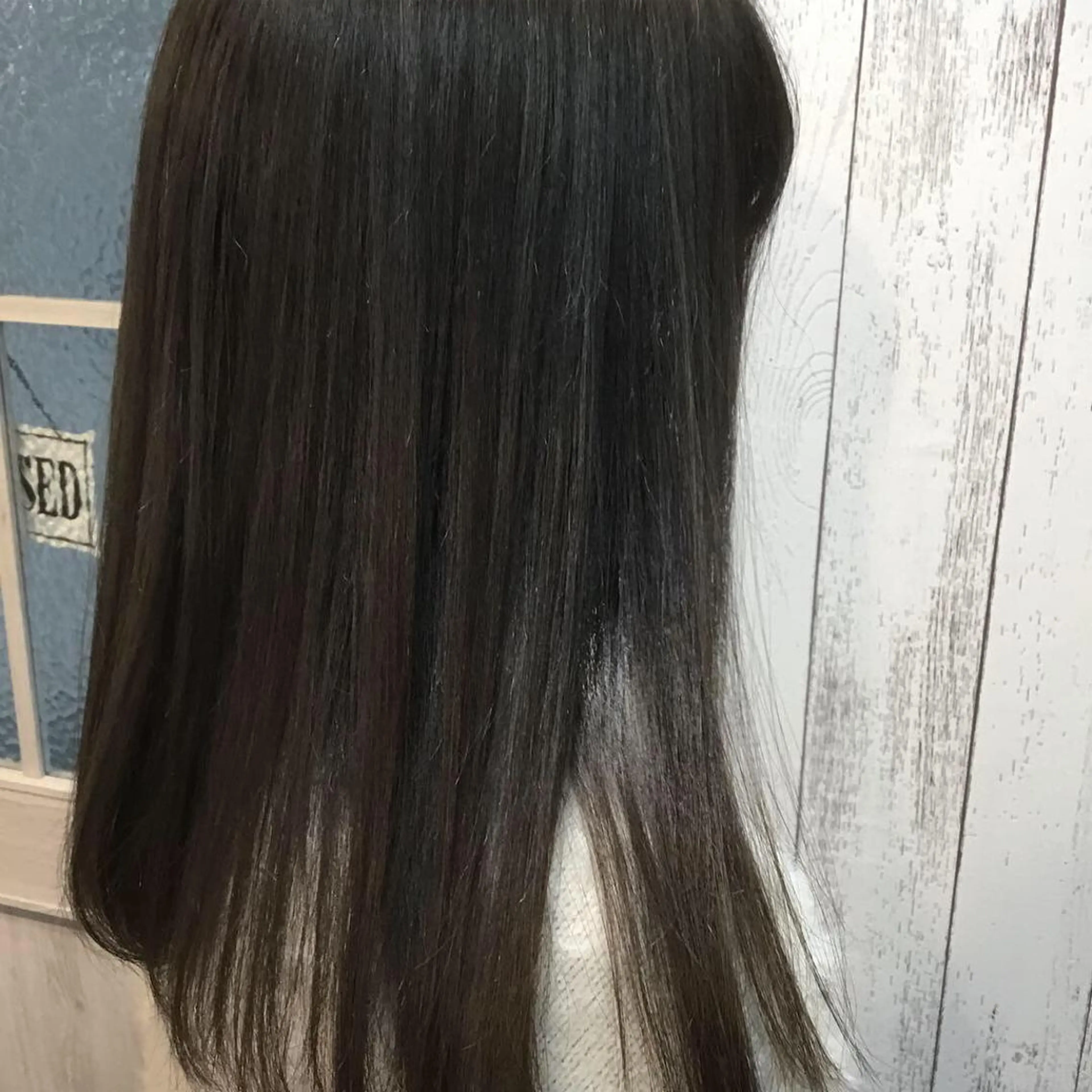 セミロング カラー パーマ 金崎 新吾のヘアスタイル