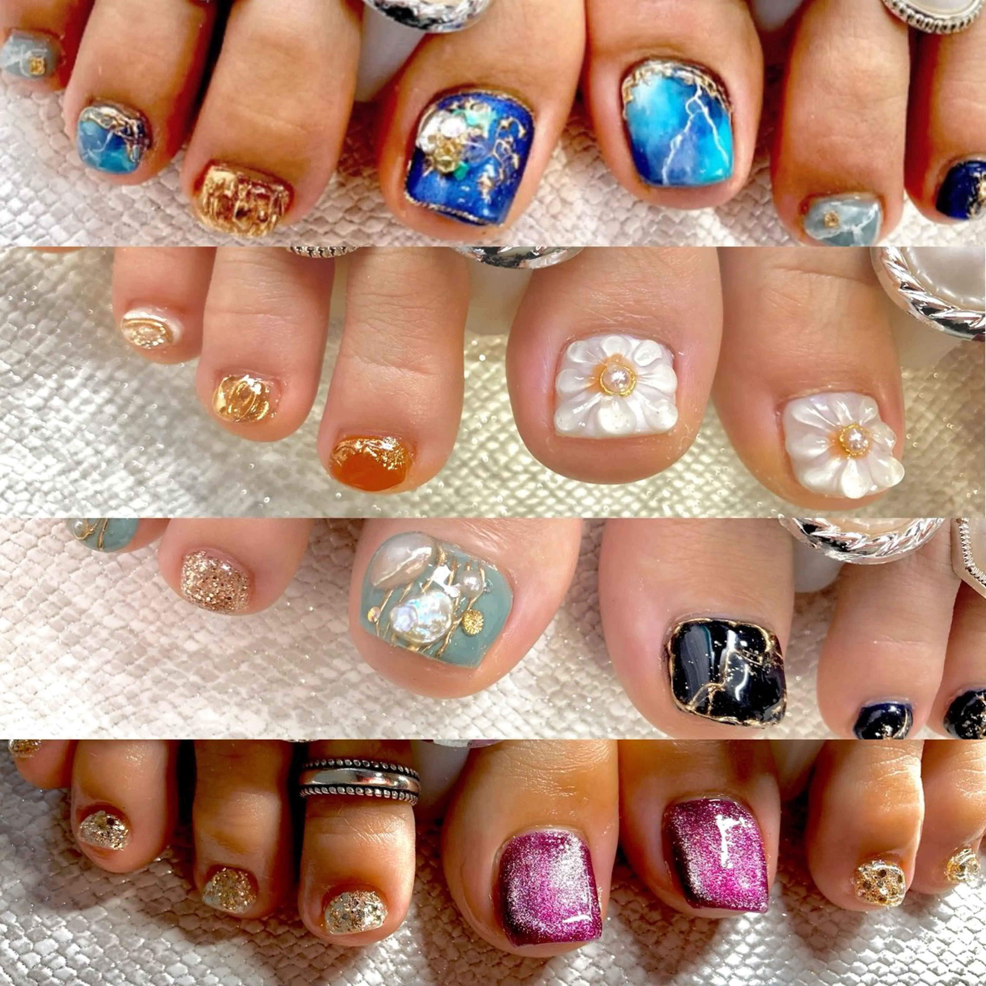 【ご新規様】フットネイルアートし放題（オフあり）の写真