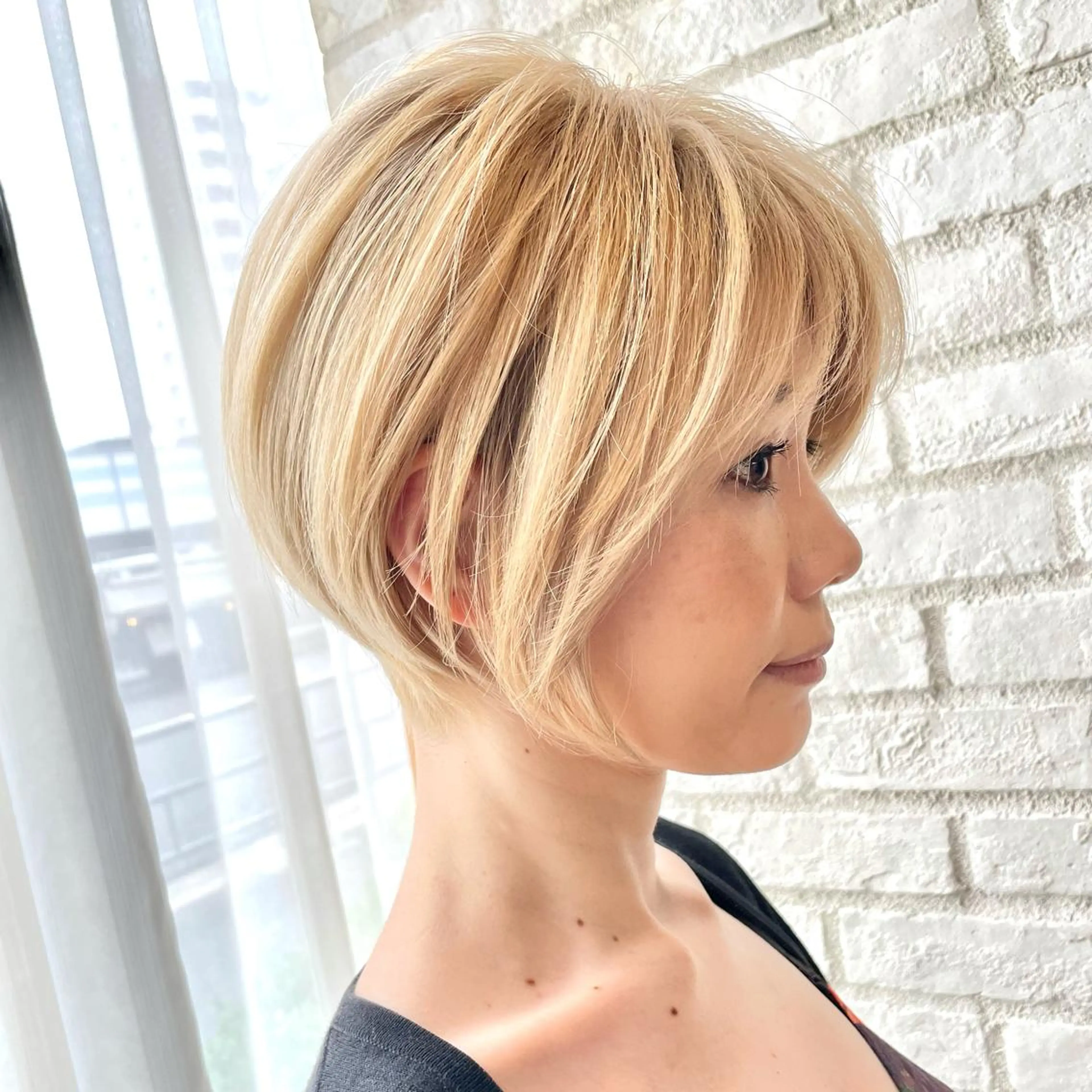 ショート ショート白髪染め無料 /河瀬謙介のヘアスタイル