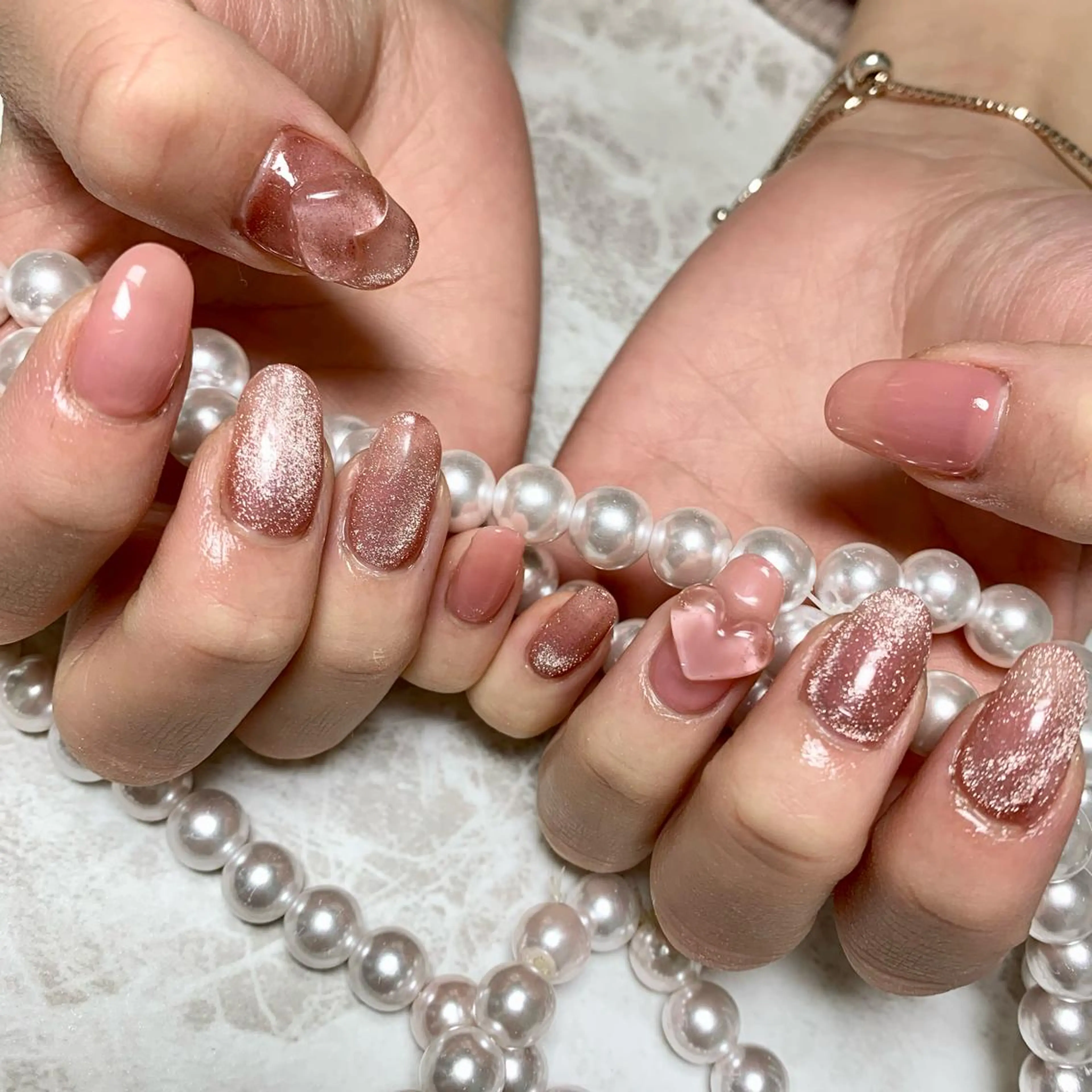 ネイル ハンドネイル フットネイル 🤎CHARME NAIL🤎のネイルデザイン