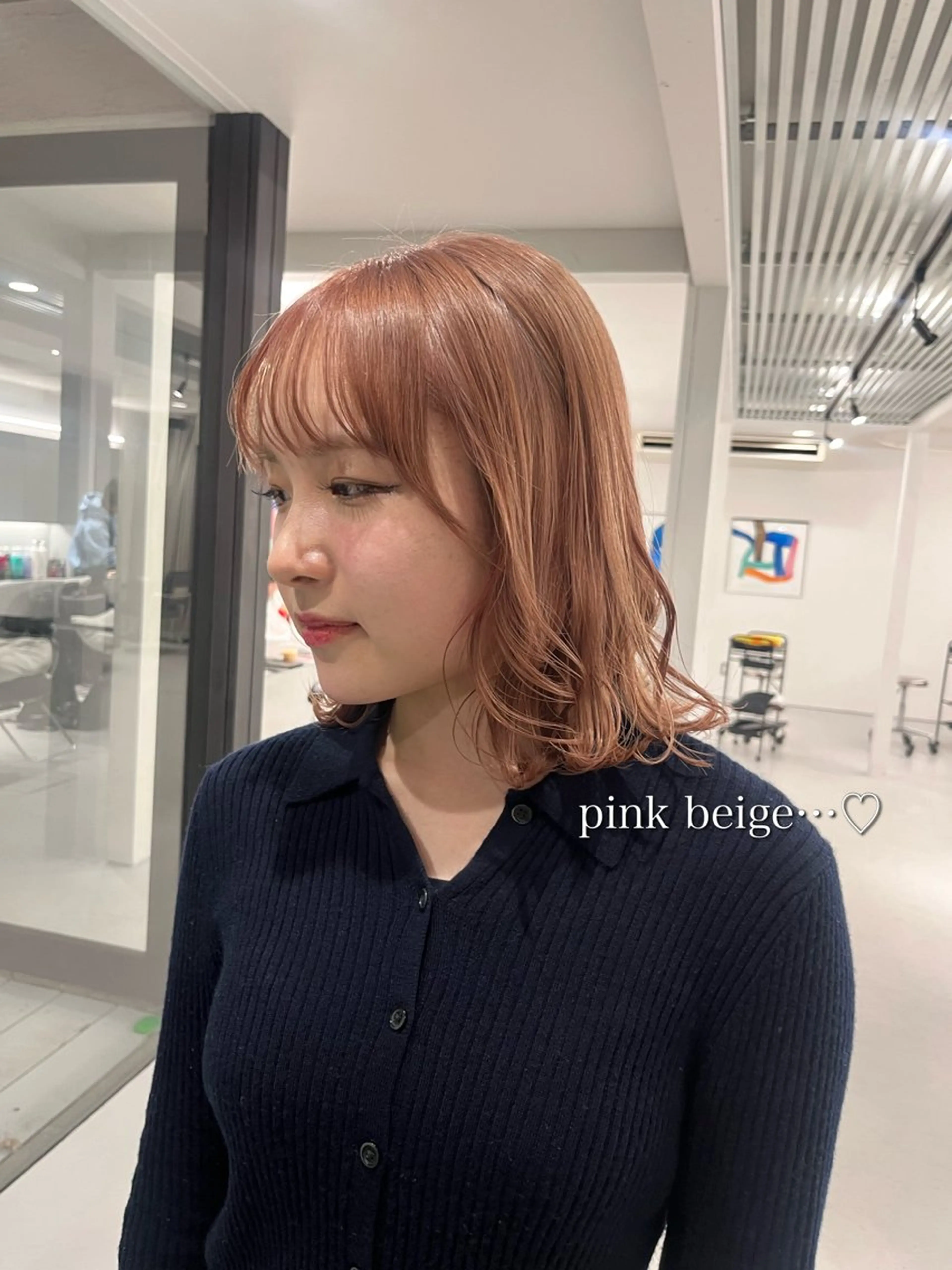 セミロング カラー ベージュカラー/ 新潟/万代/なお🎀のヘアスタイル