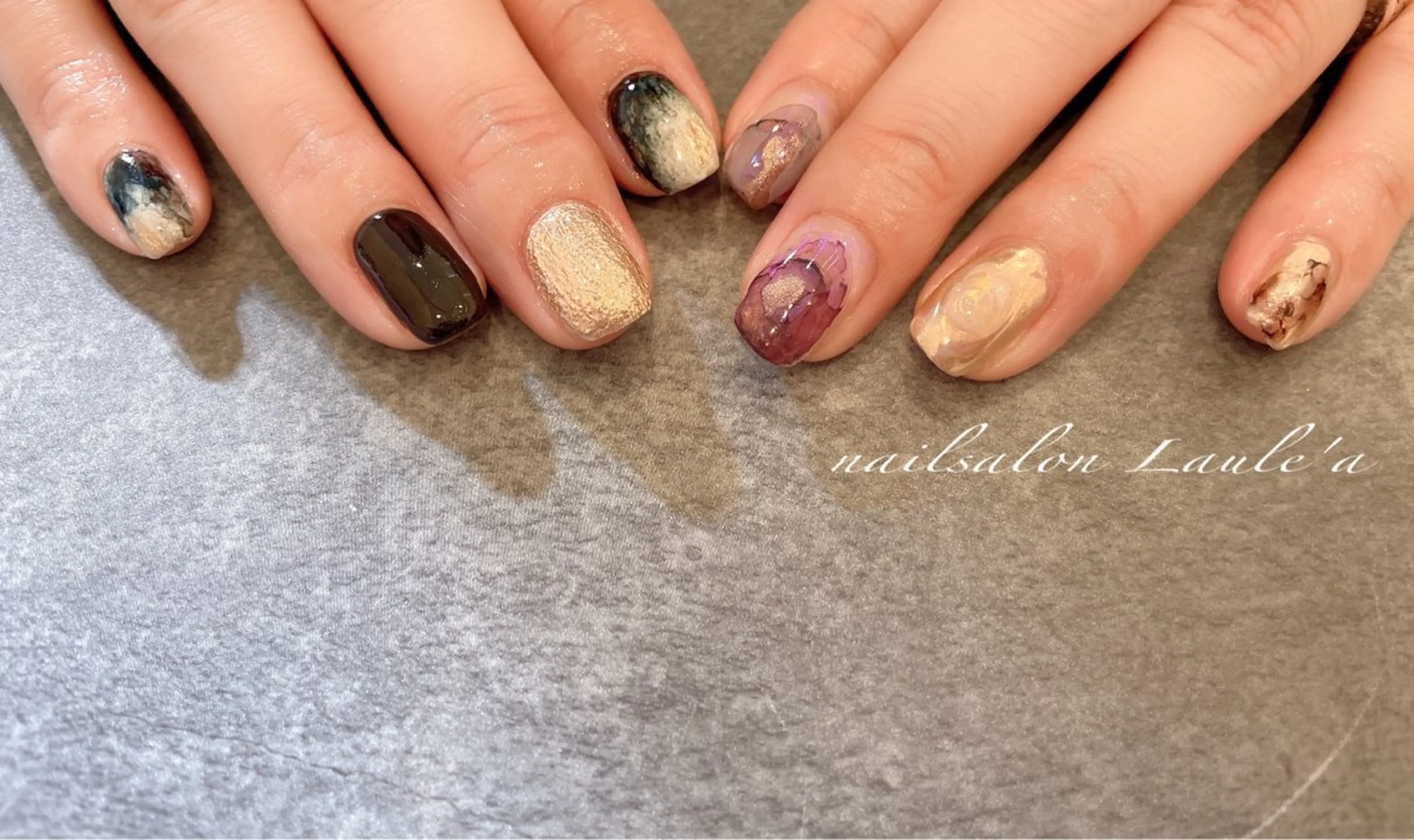ネイル ハンドネイル nailsalon Laule'aのネイルデザイン