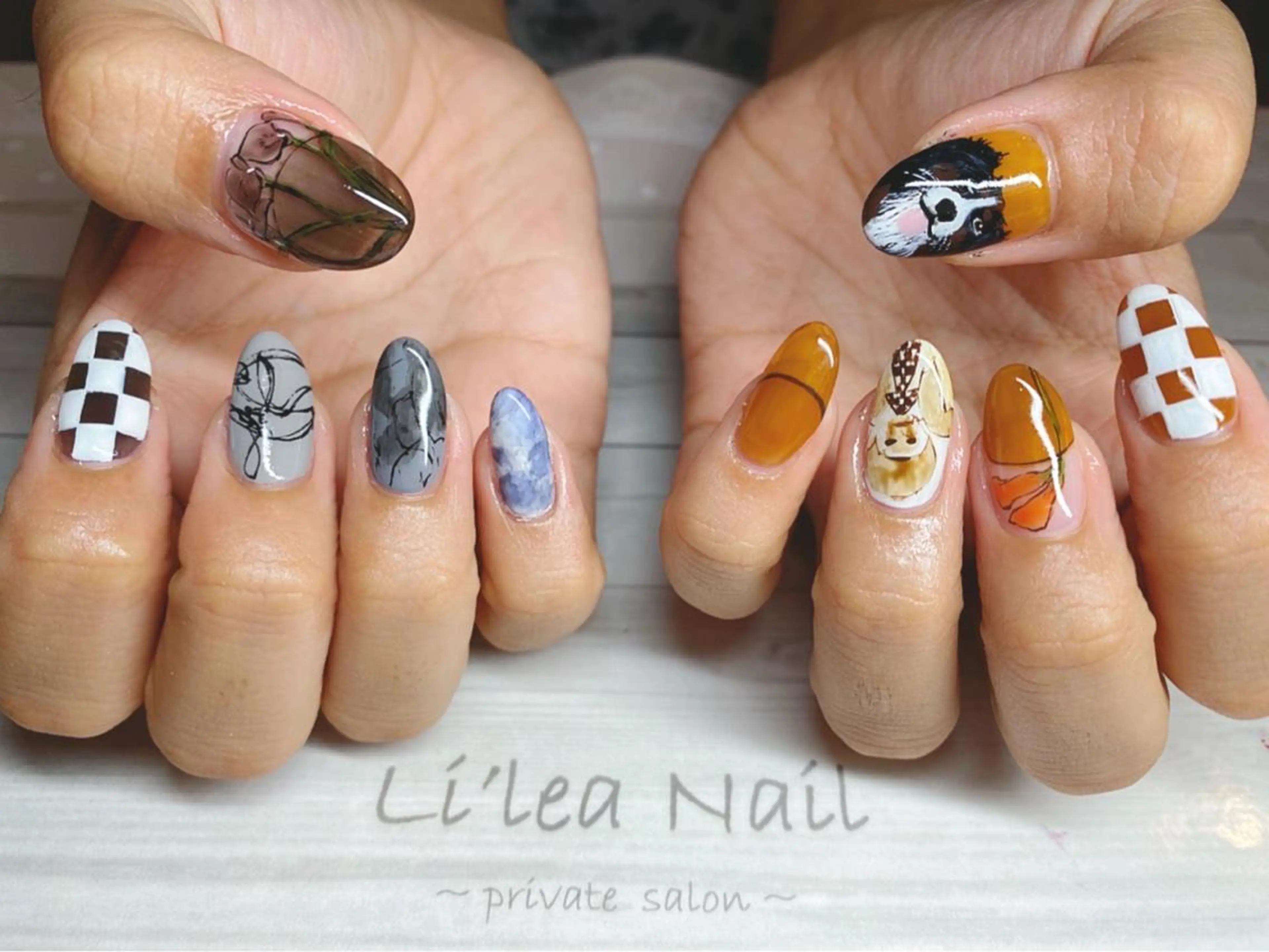 ネイル Li'leaNail AINAのネイルデザイン