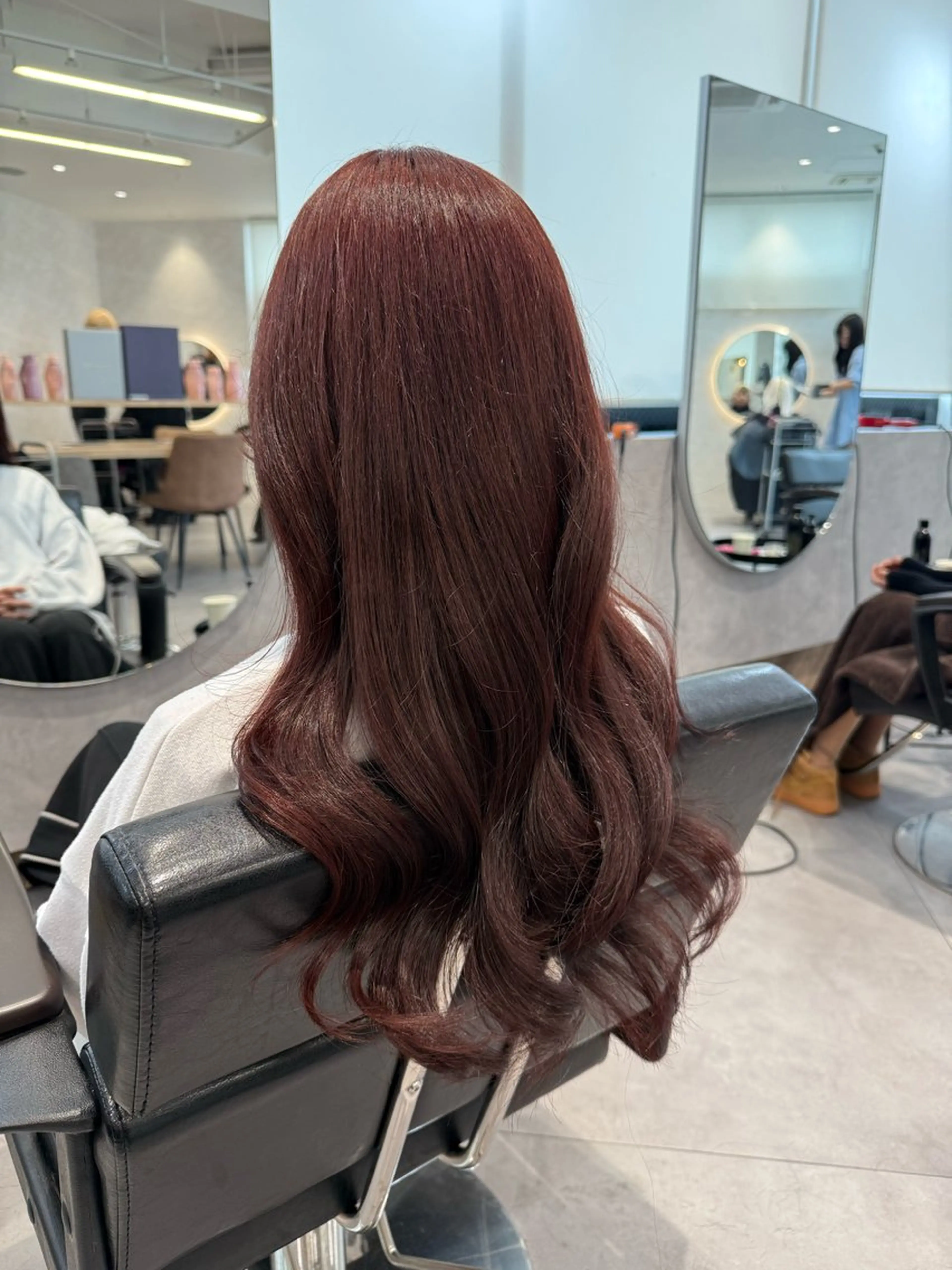 ロング ヘアカラー トリートメント 柴田樹/大人可愛い 艶髪カラー/髪質改善のヘアスタイル