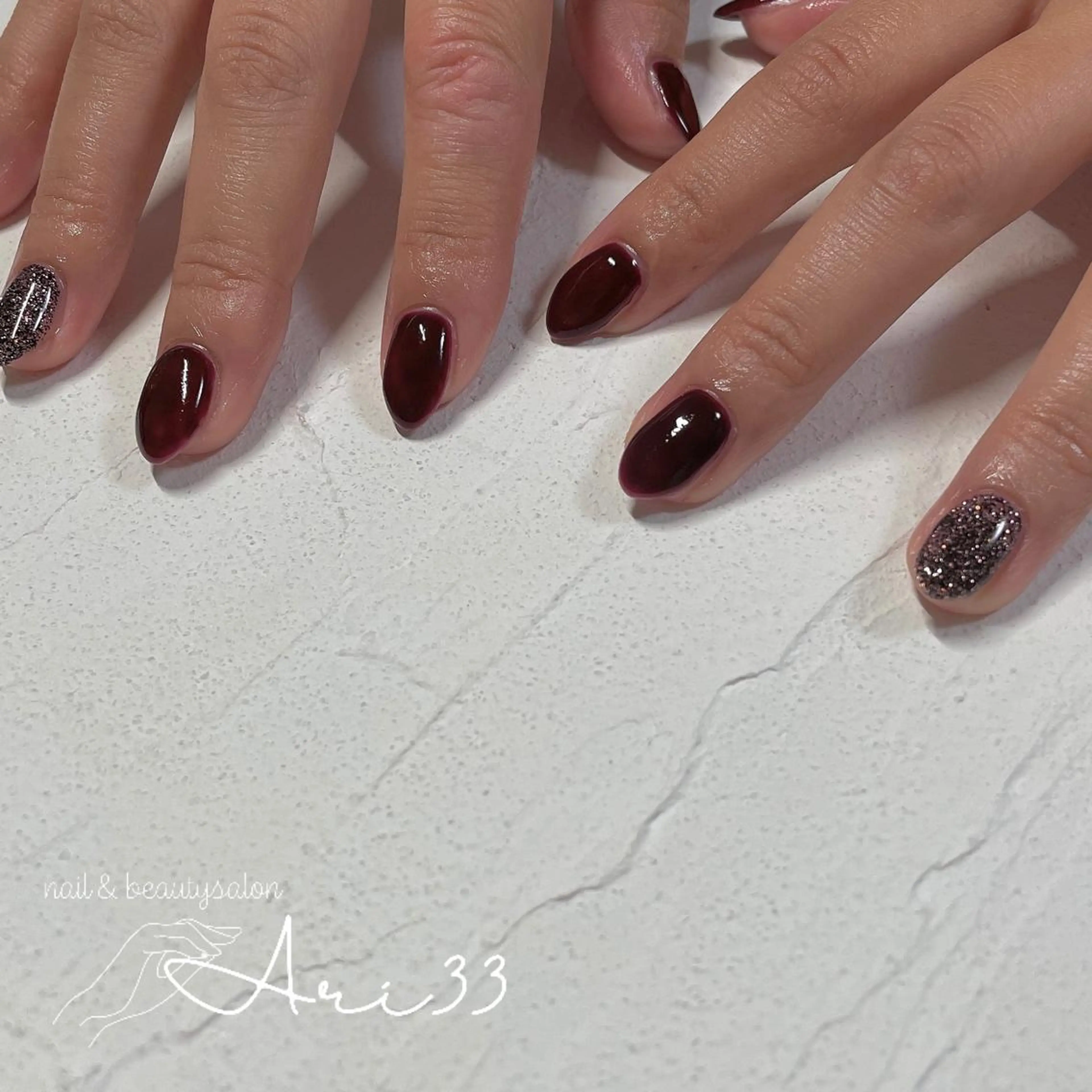 ネイル ハンドネイル プライベートサロン Ari33nailのネイルデザイン