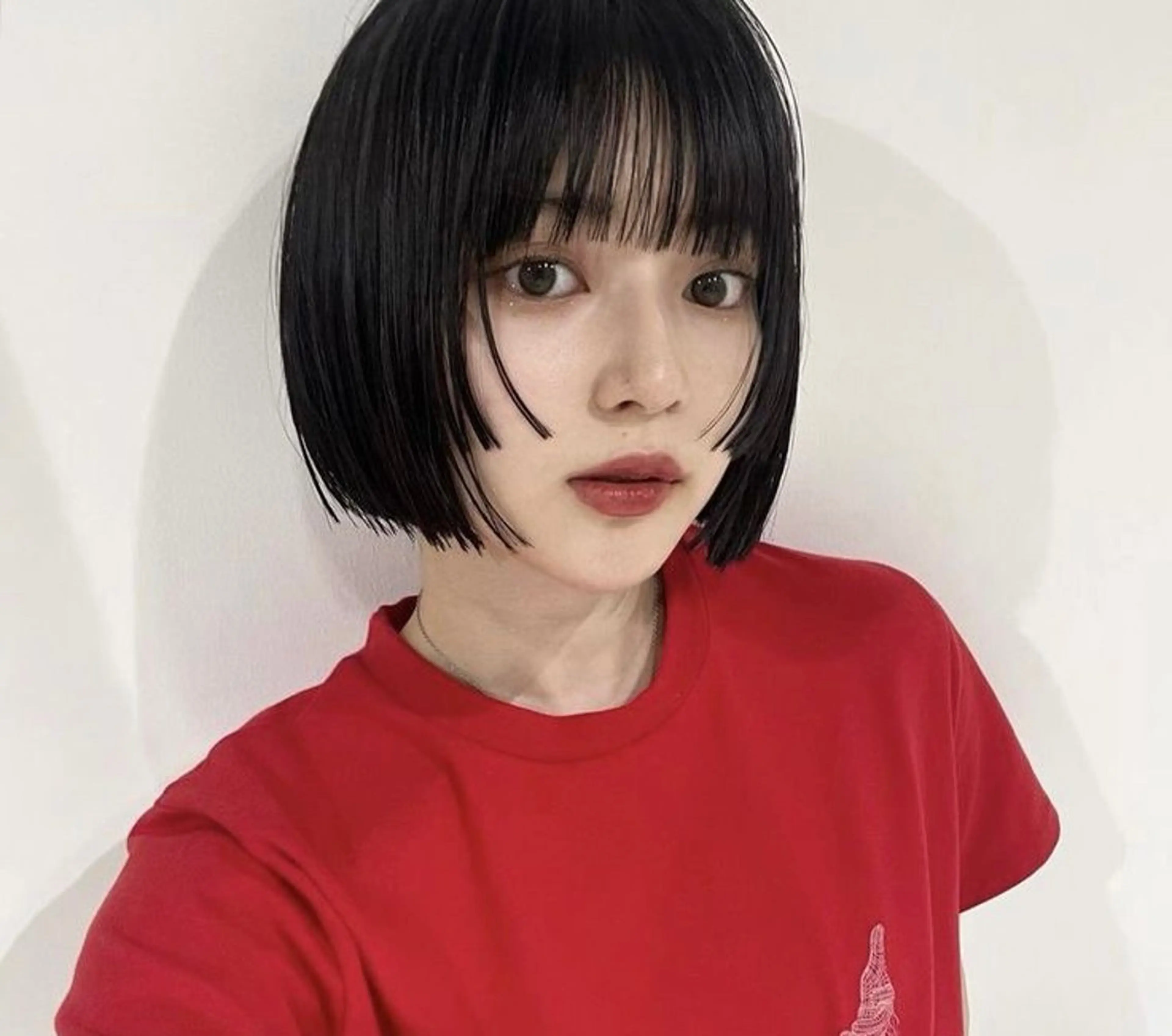 ミディアム ボブ カット ブリーチなし/透明感 /ショート/大世のヘアスタイル