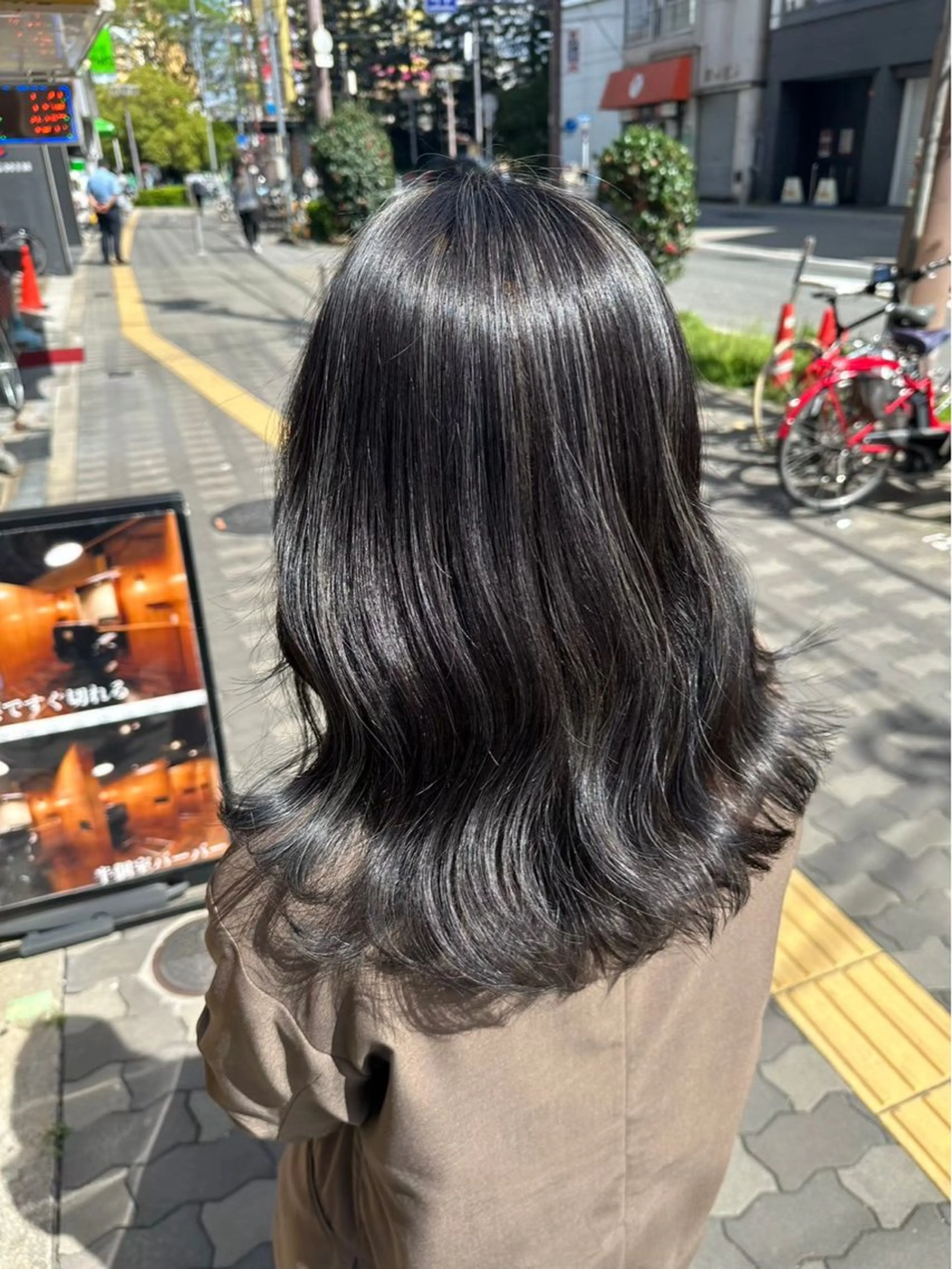 セミロング ハイライト cocotte🦋 miyuのヘアスタイル