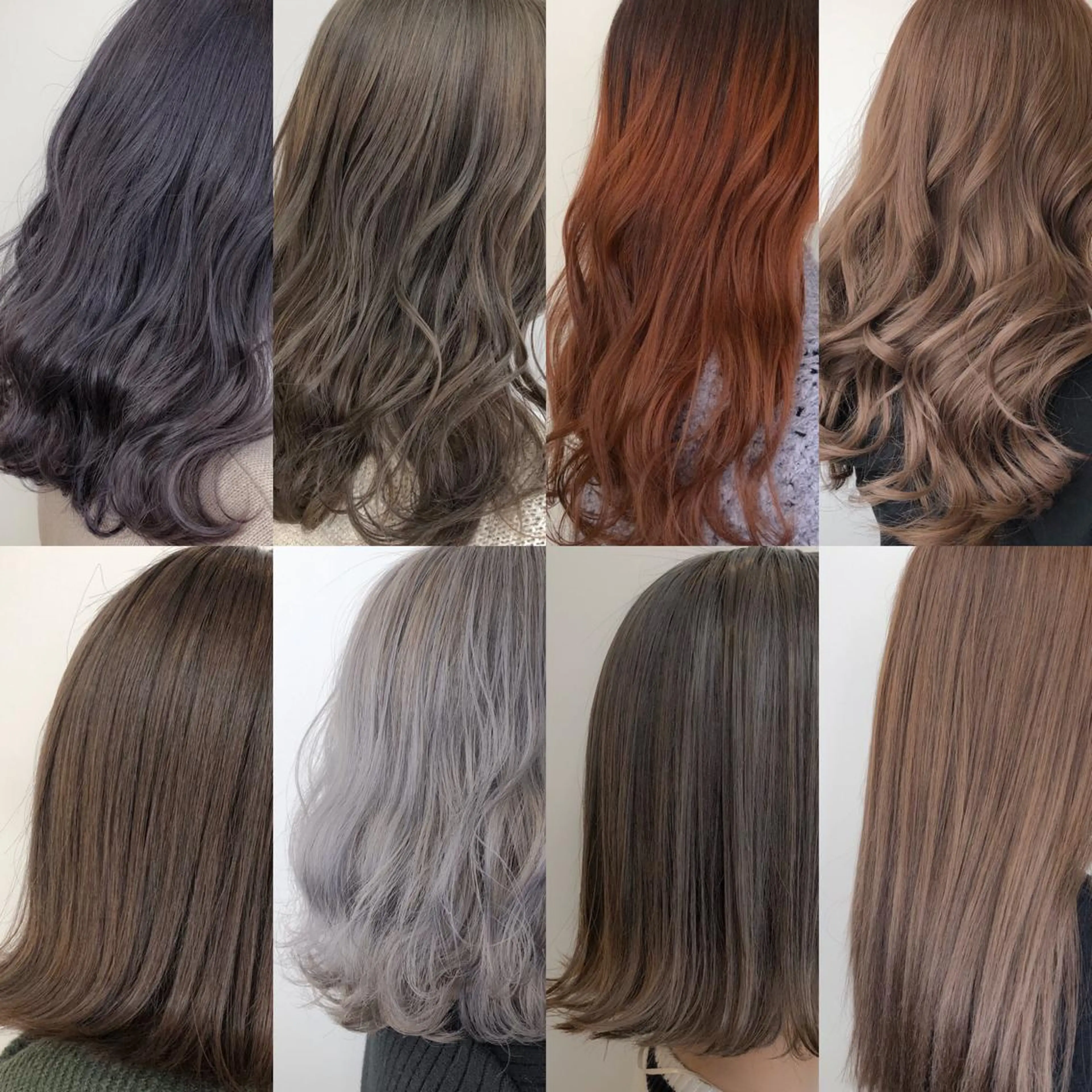 セミロング カラー ブリーチ エドルカラー SALOWIN神戸三宮East店所属・【半個室、艶髪】西村 有司のヘアスタイル