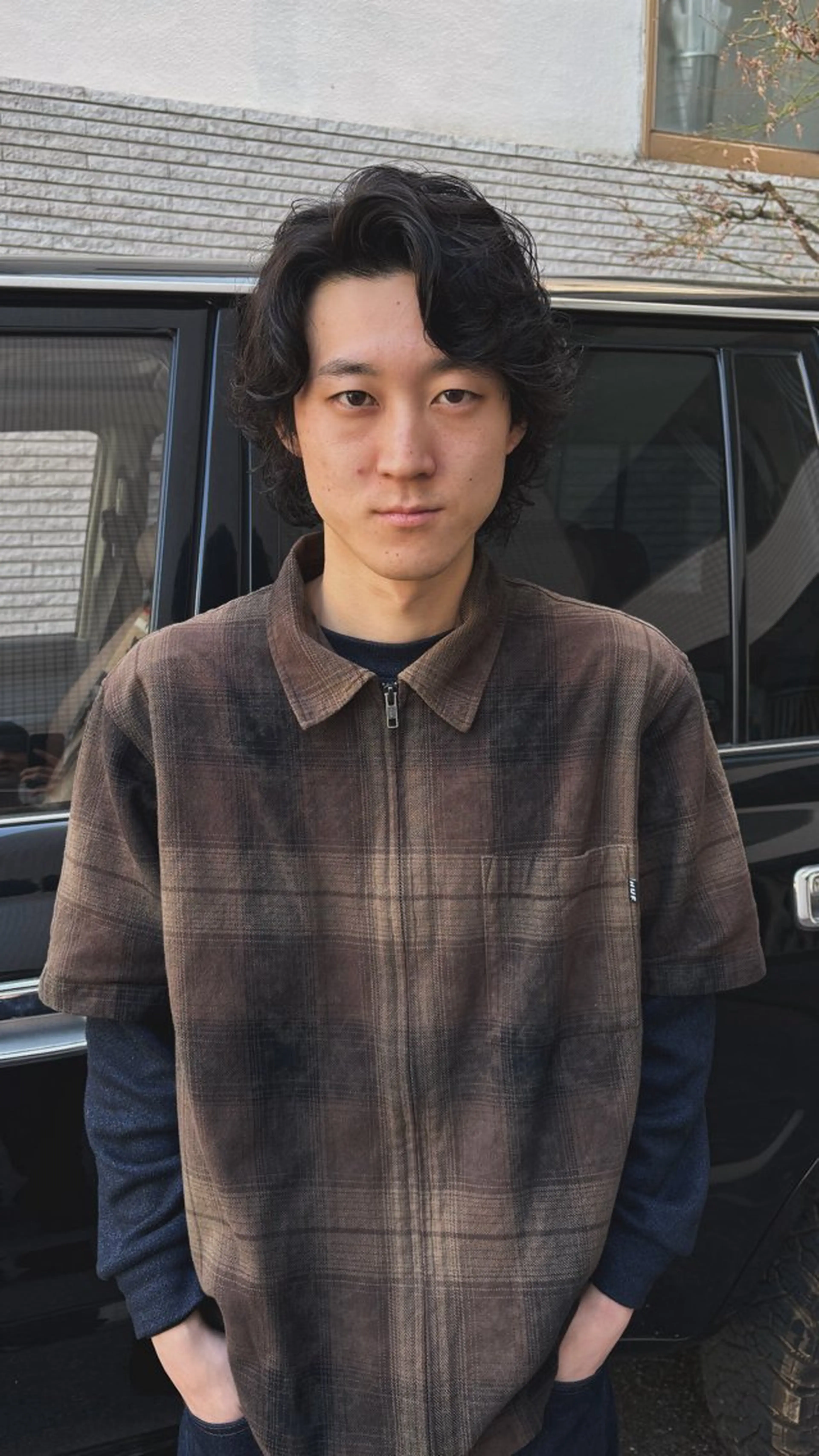 カット(フェード不可)＋パーマの写真