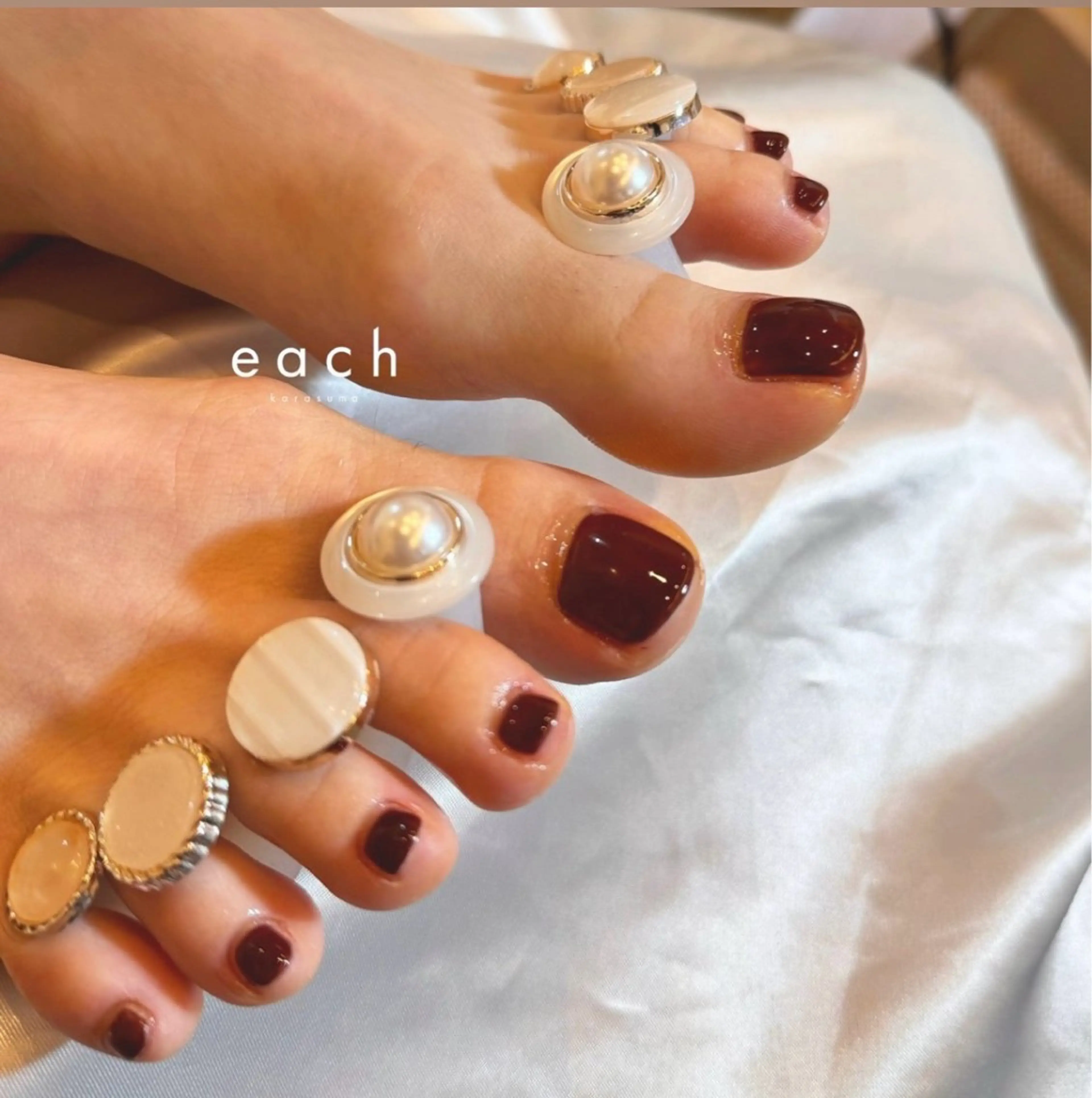 ネイル ワンカラーネイル each kiyokaのネイルデザイン