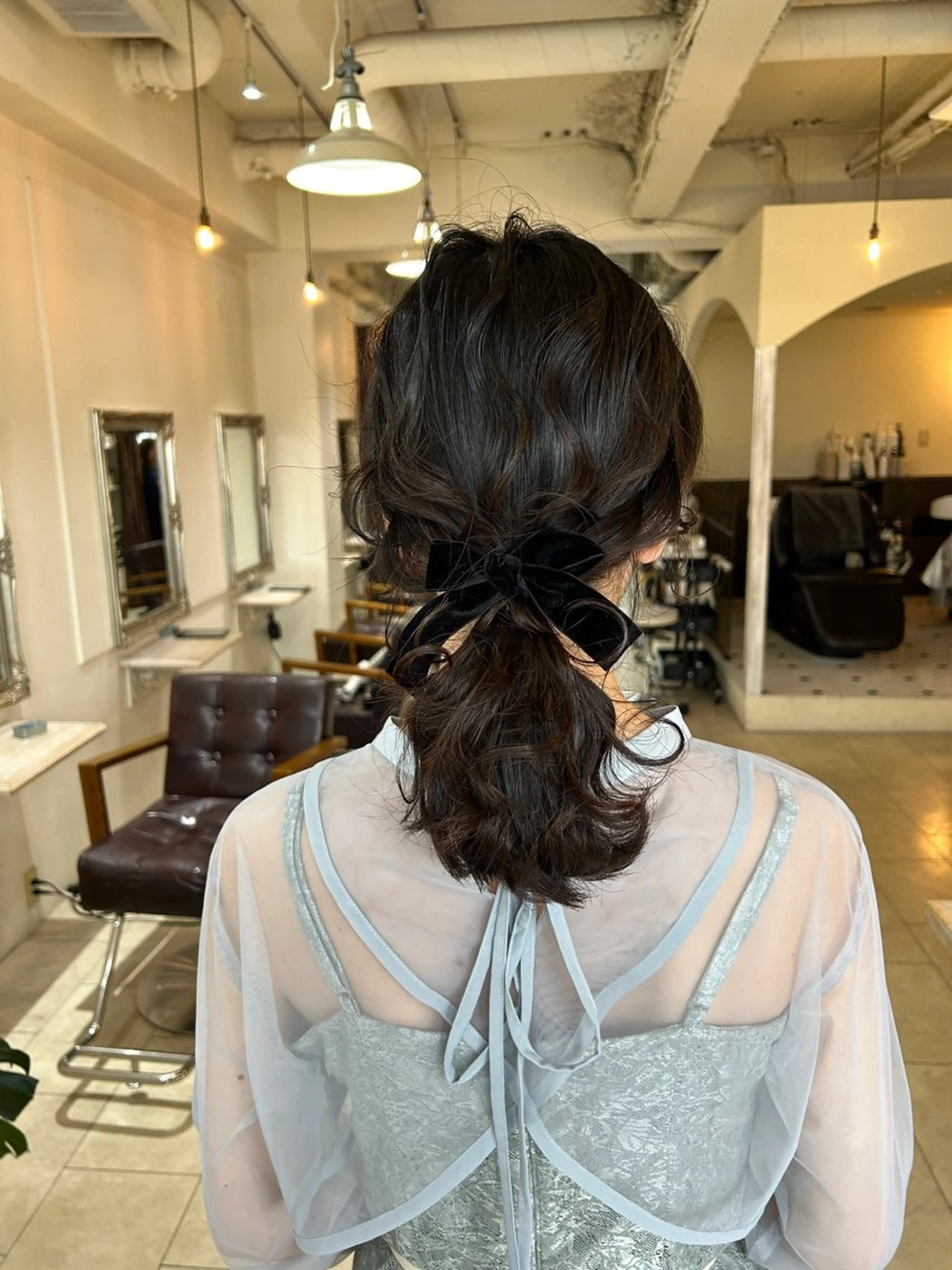 ヘアアレンジ Maho/海外 レイヤー/ハイトーンのヘアスタイル