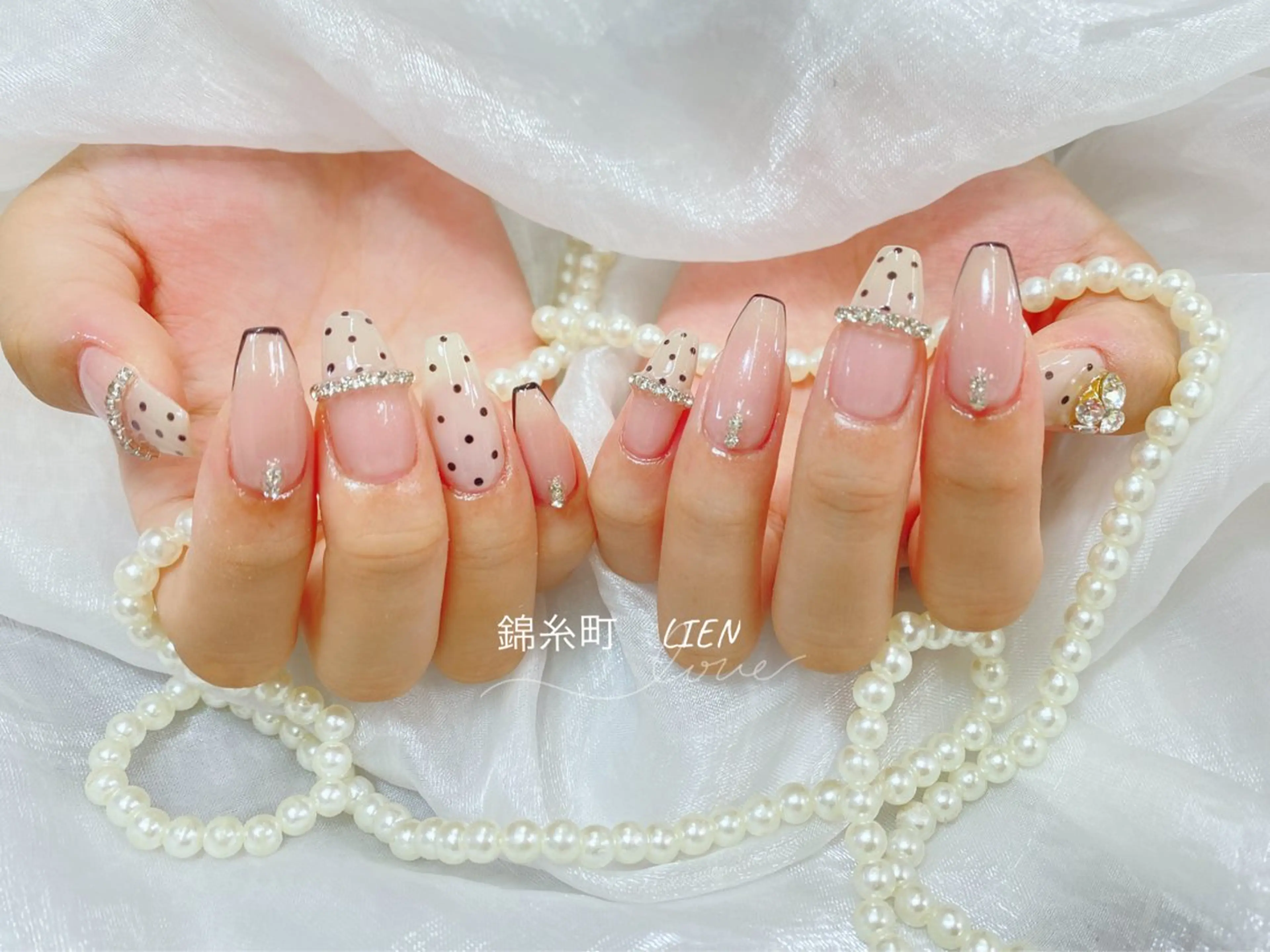 ネイル フレンチネイル Lien_リエン ゆみのネイルデザイン
