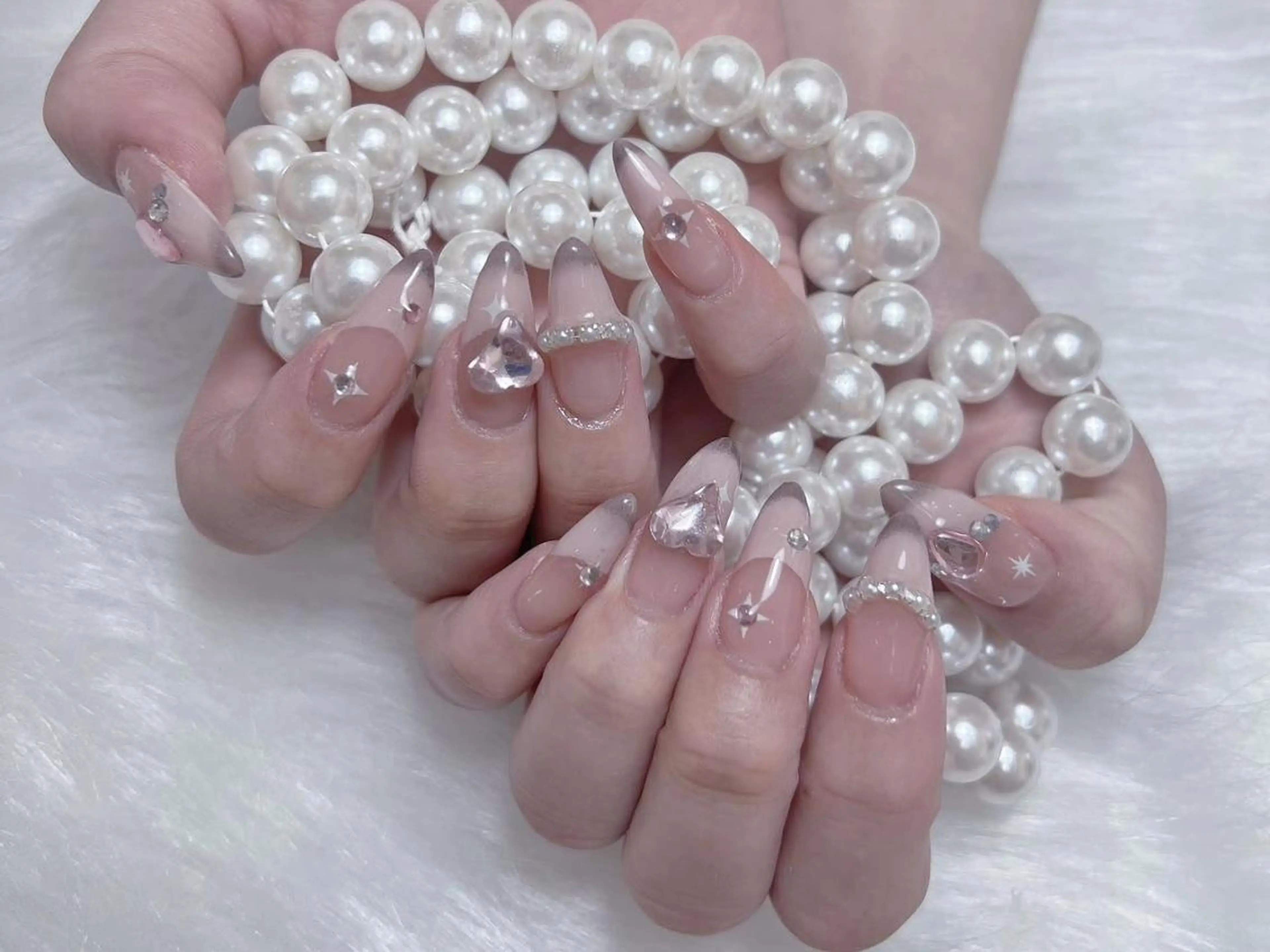 ネイル 持ち込み スカルプネイル DIAMOND Nail🍒のネイルデザイン