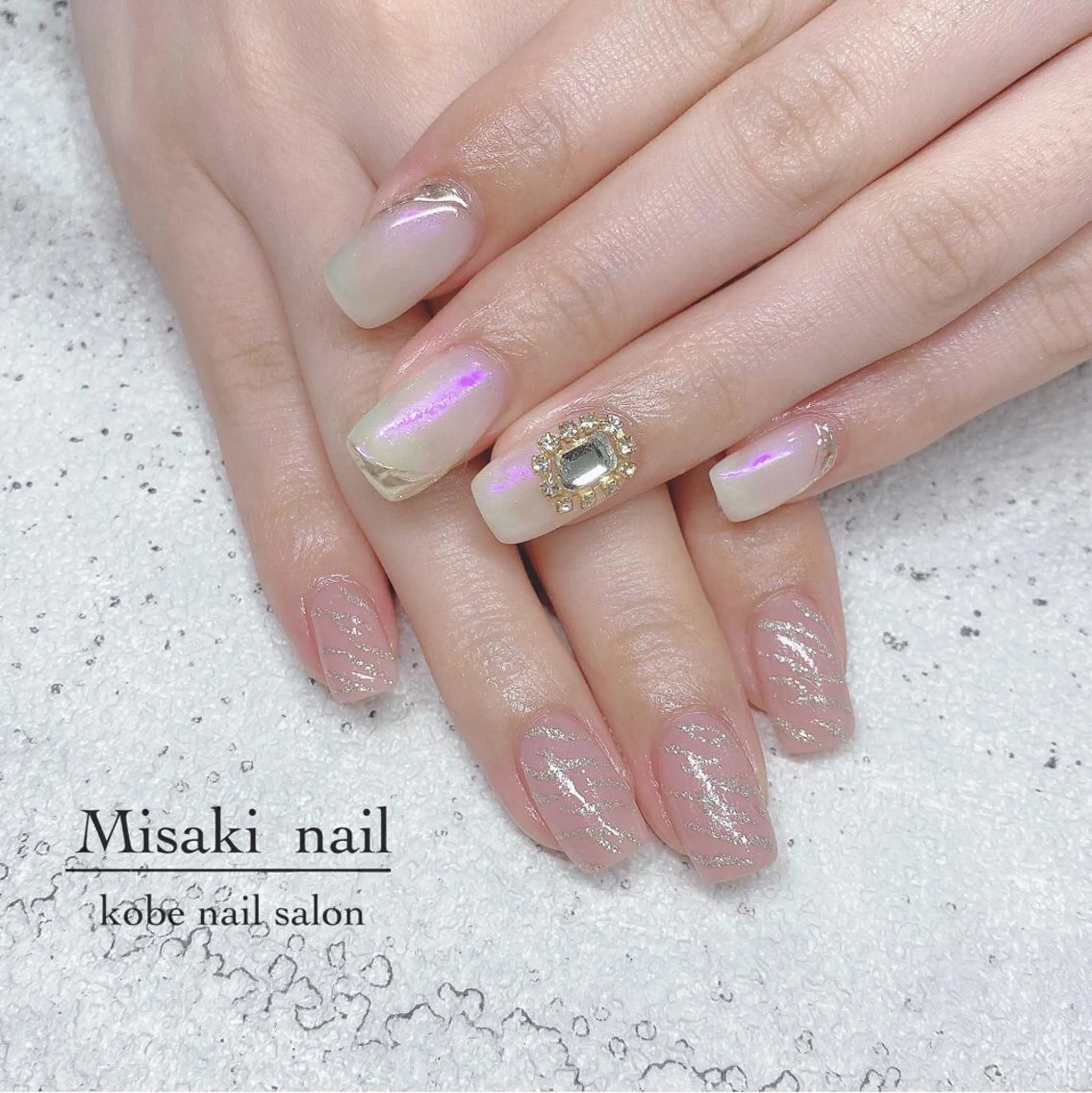 ネイル 韓国ネイル ワンホンネイル ハンドネイル nailsalon miinailsのネイルデザイン