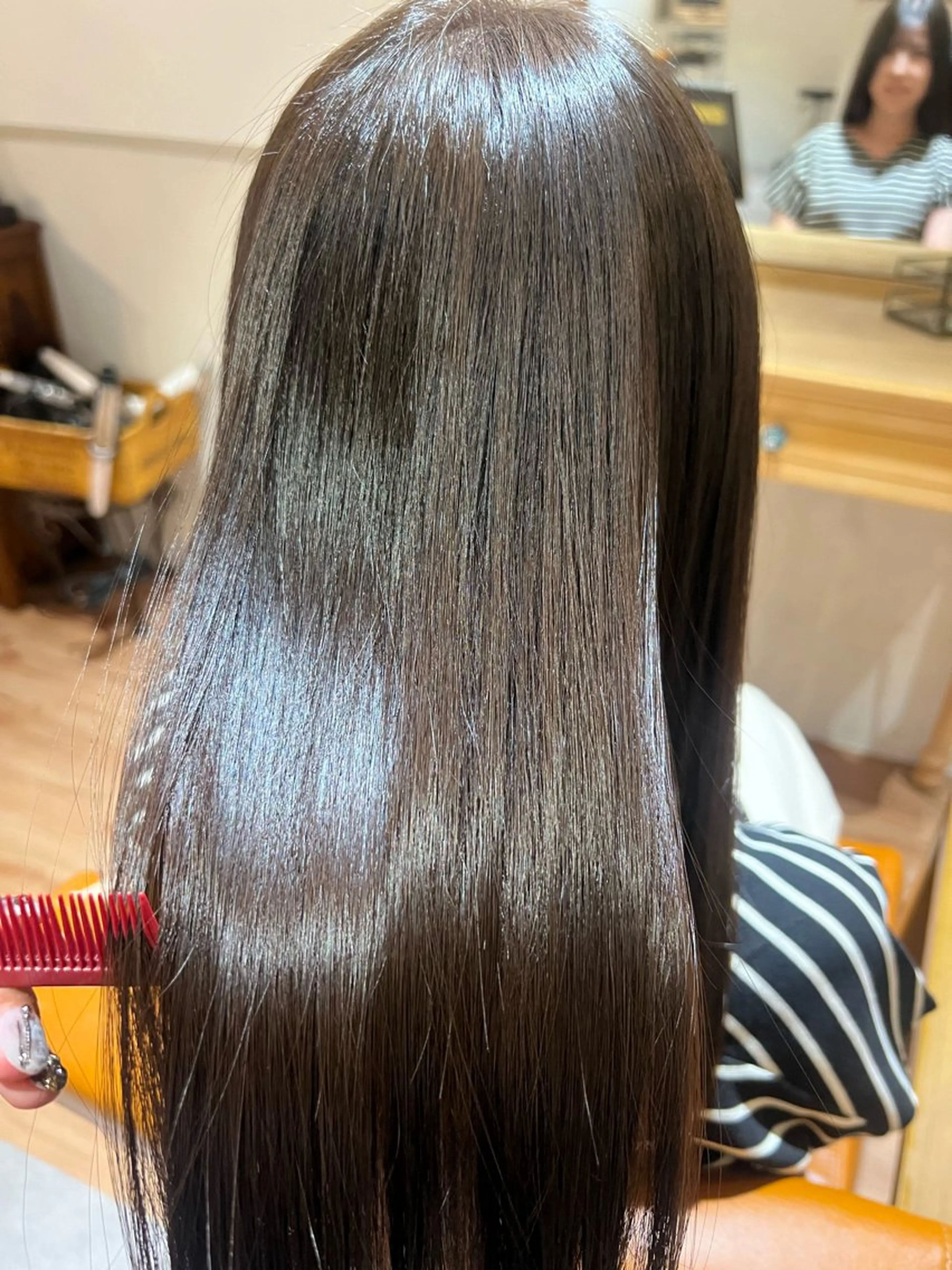 ロング カラー トリートメント Little LuLu梅田店所属・Fukumoto /縮毛矯正、艶髪特化のヘアスタイル