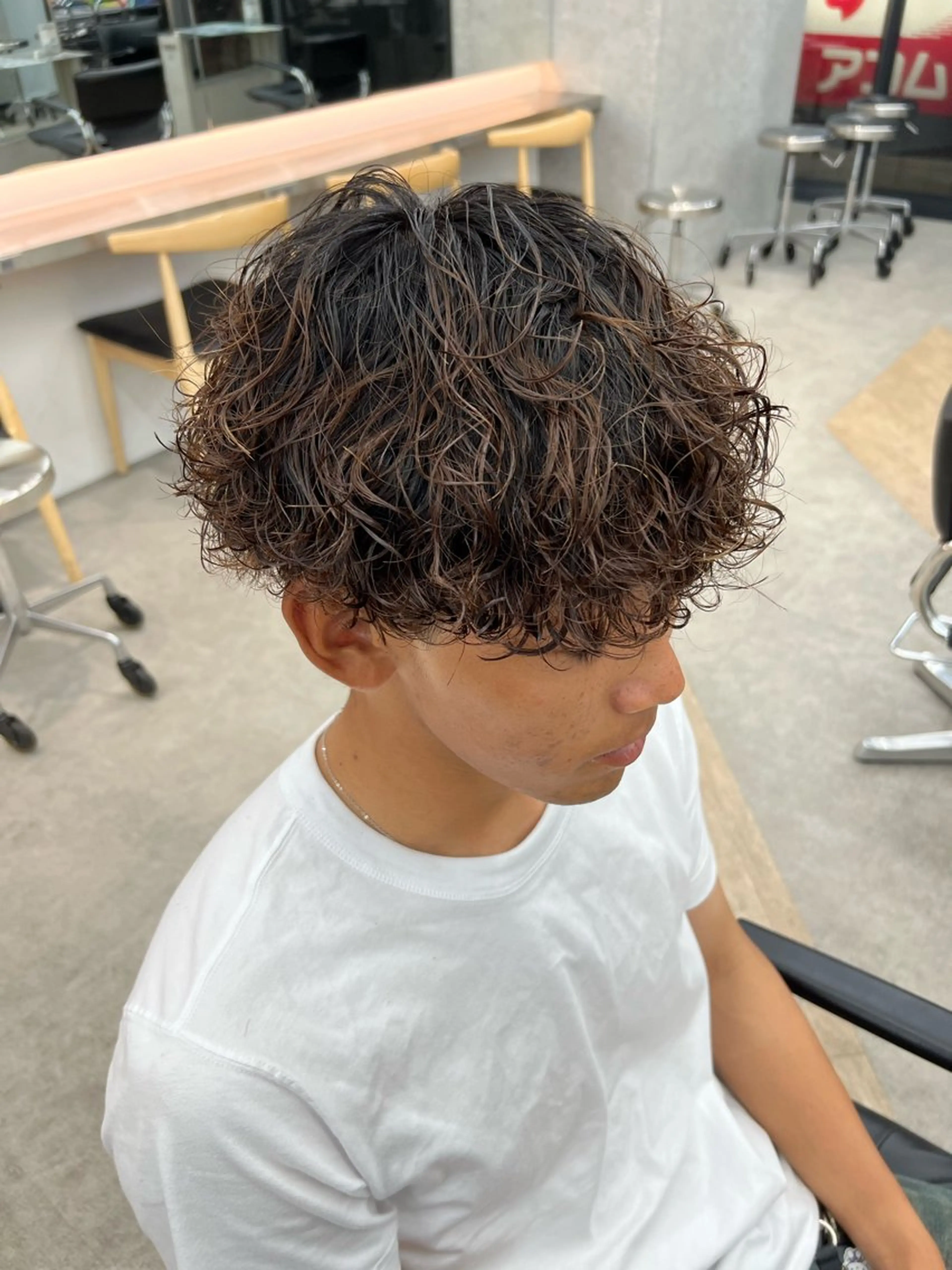 パーマ メンズ パーマ 🌀toa/波巻き✨ /メンズパーマ／栄のヘアスタイル