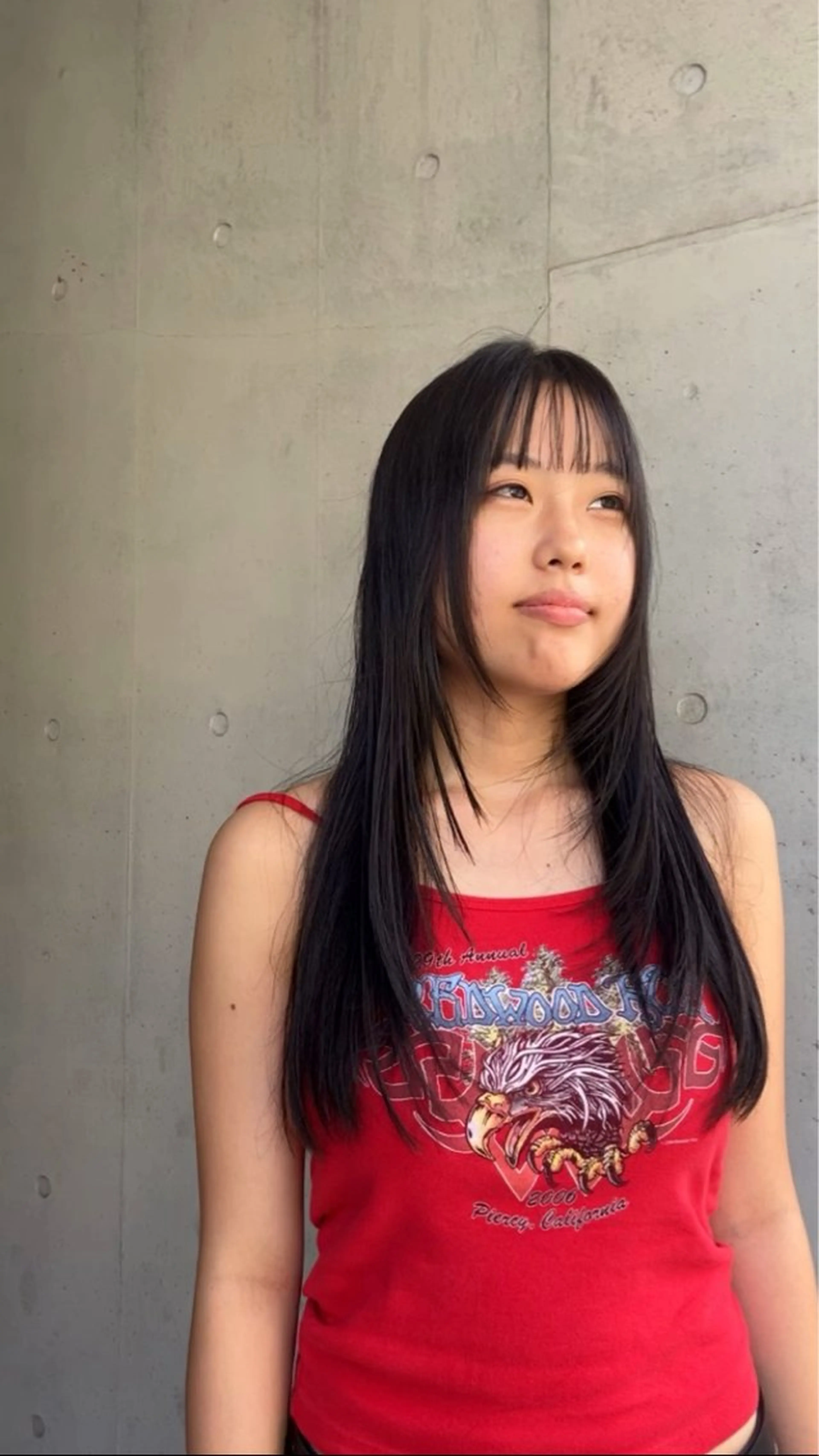 ロング ラフィスヘアー オウスケのヘアスタイル