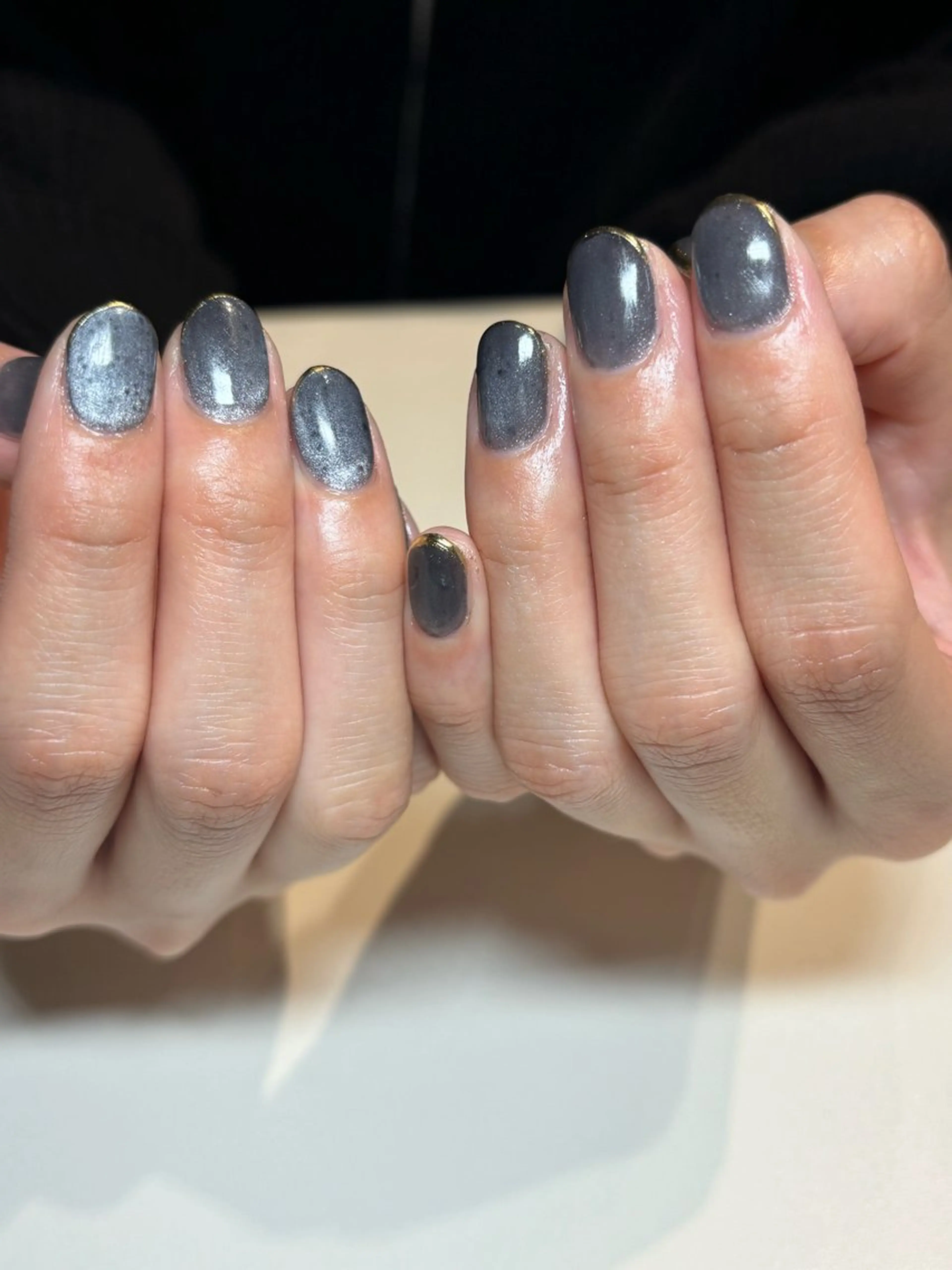 ネイル フットネイル フレンチネイル ジェルネイル グラデーション マグネットネイル ハンドネイル ヘアー.ネイル二刀流 misa🫧のヘアスタイル