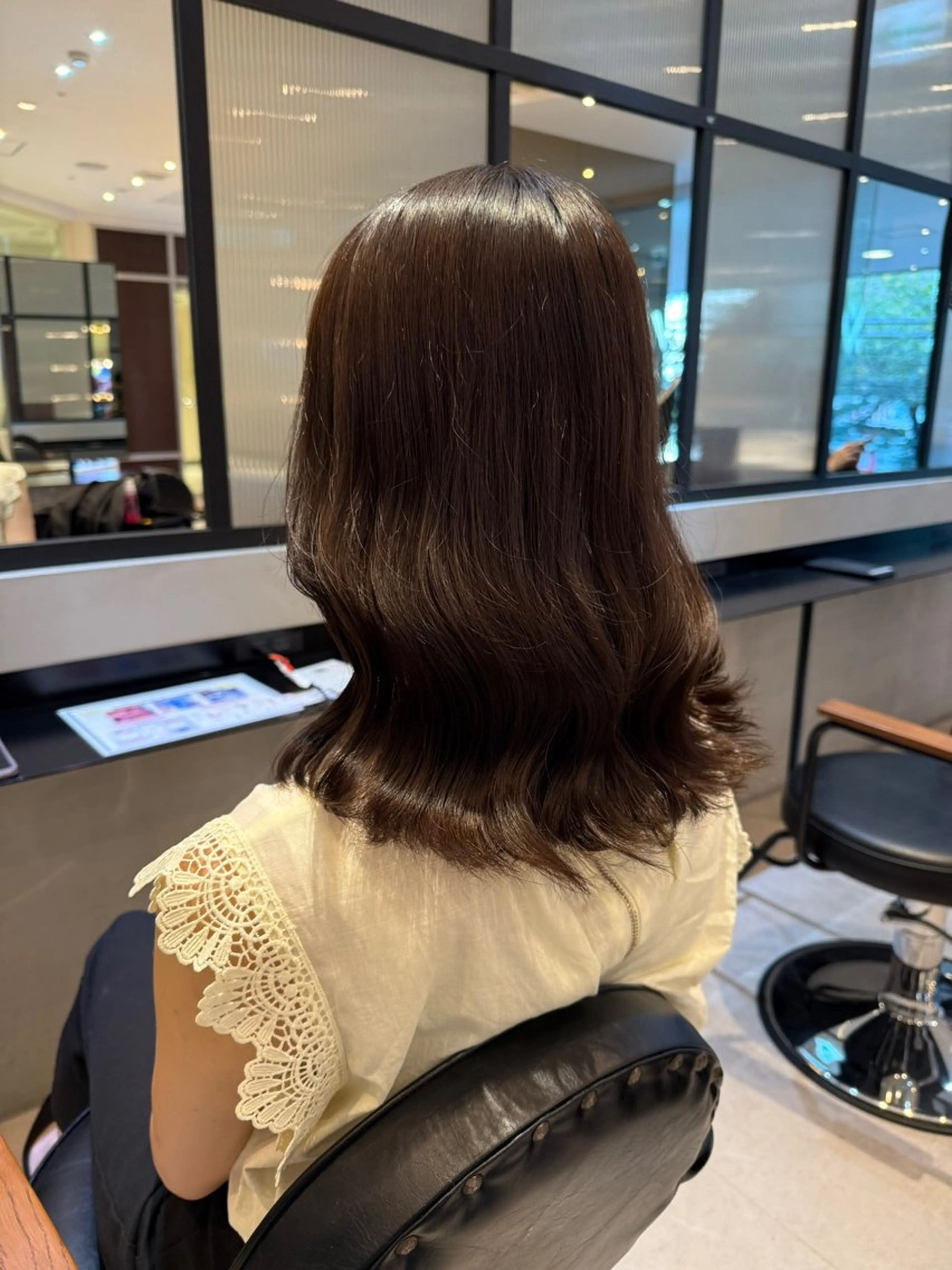 セミロング 韓国ヘア🇰🇷/ みずき/レイヤーのヘアスタイル