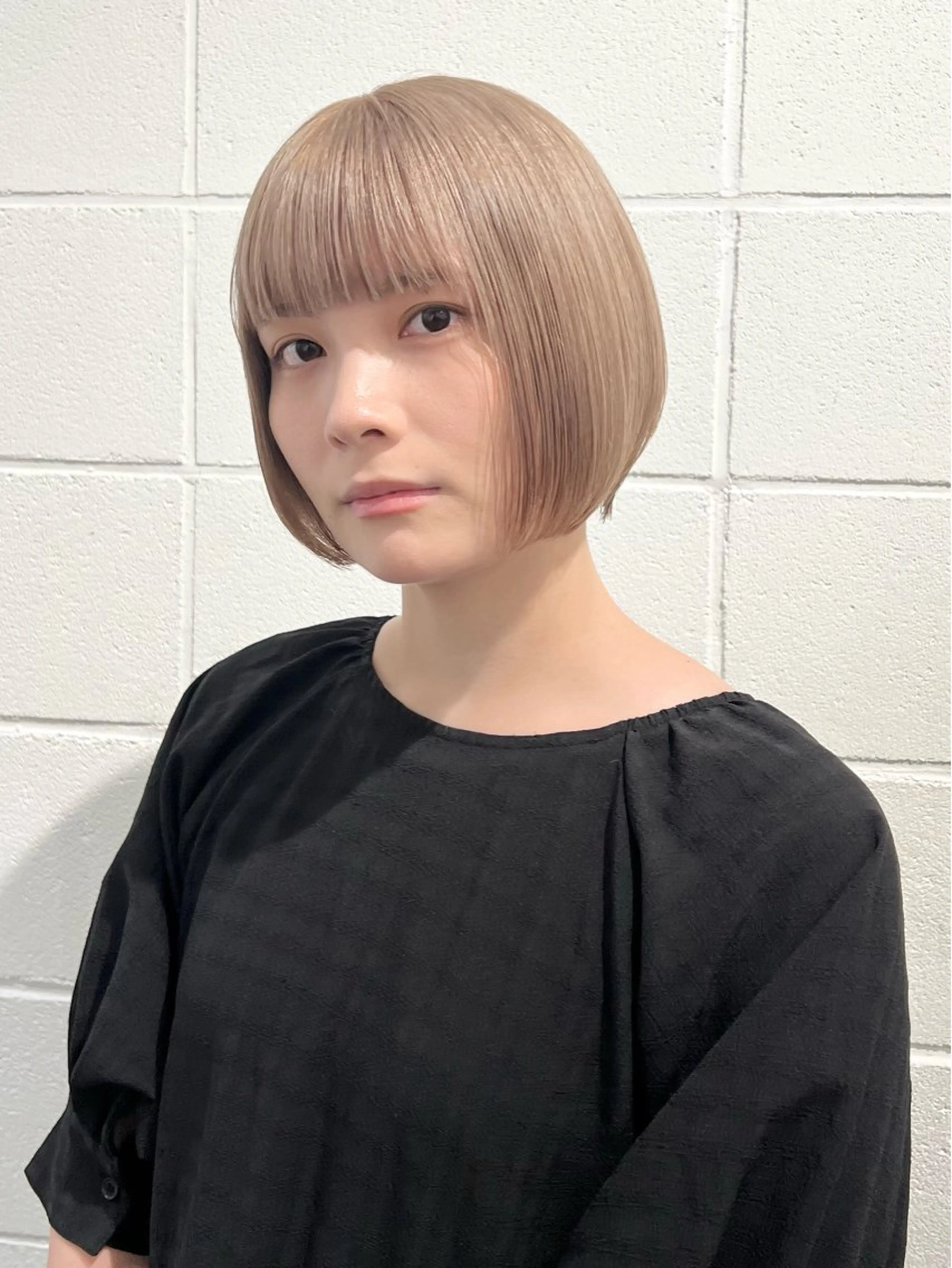 ショート カラー カット ヘアカラー トリートメント HARU//原宿🤍 リピート率NO.1のヘアスタイル