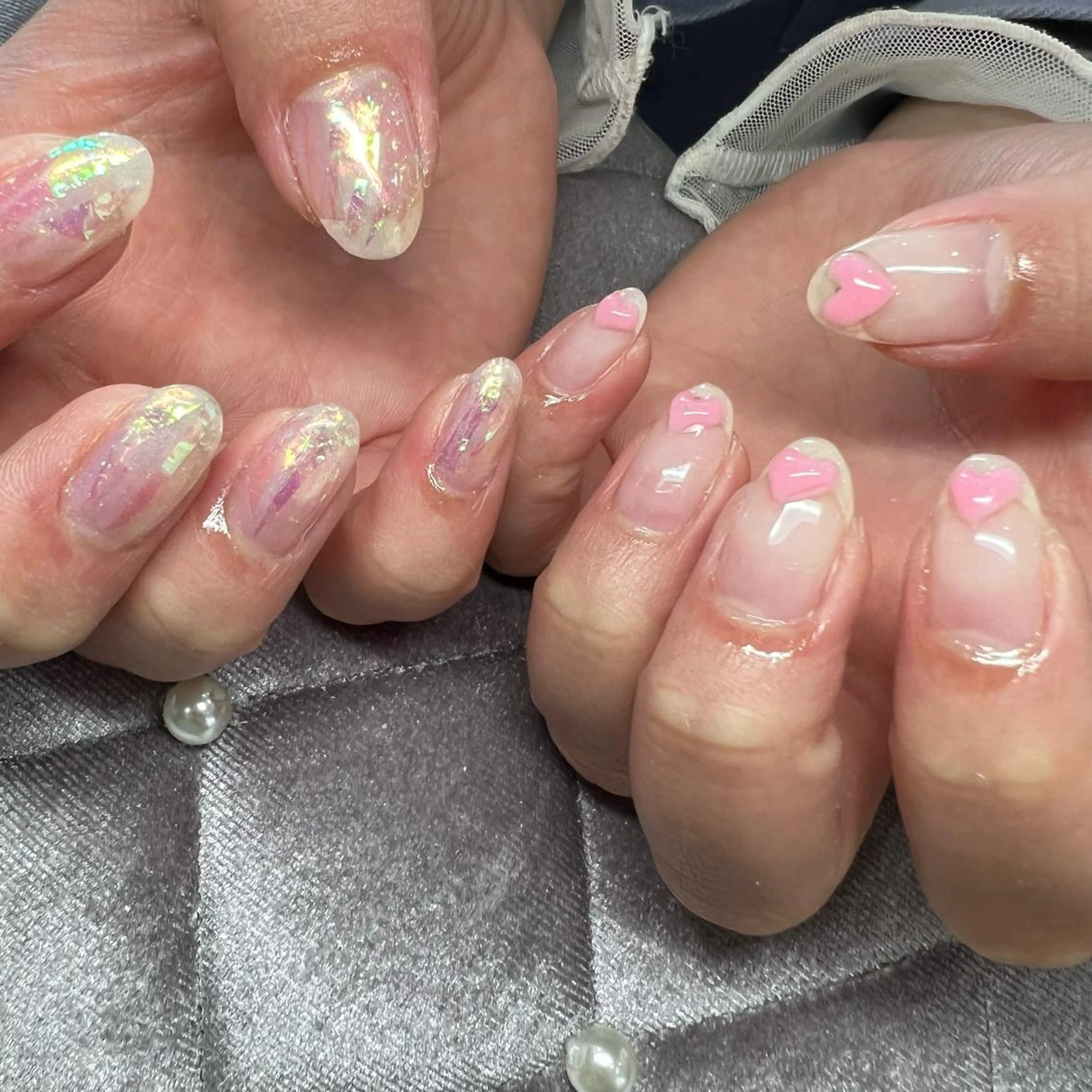 ネイル オーロラネイル ハンドネイル REMIA所属・beauty salonREMIAのネイルデザイン