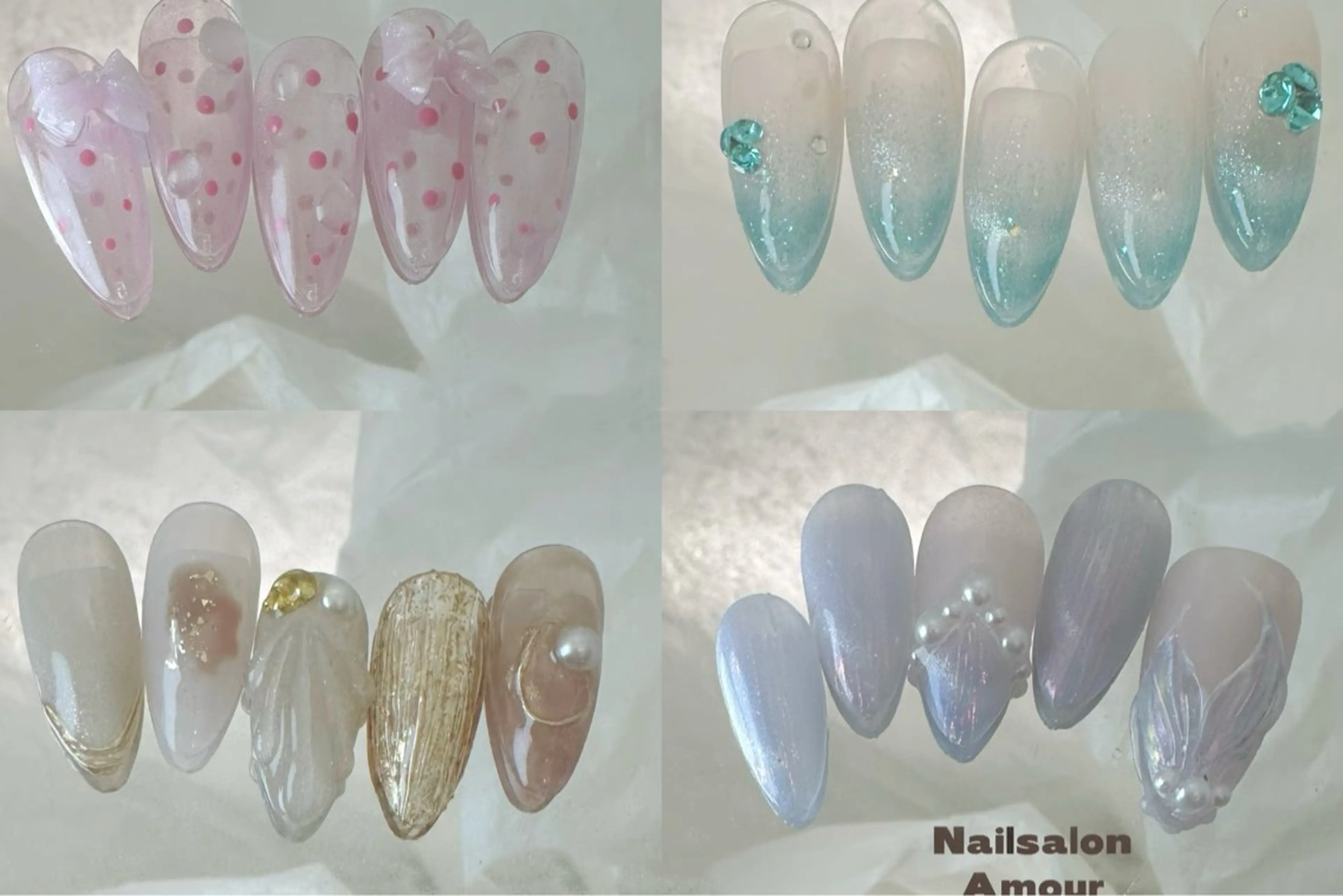 ネイル 夏ネイル Amour所属・パラジェル登録店 アイラッシュ＆ネイルのネイルデザイン