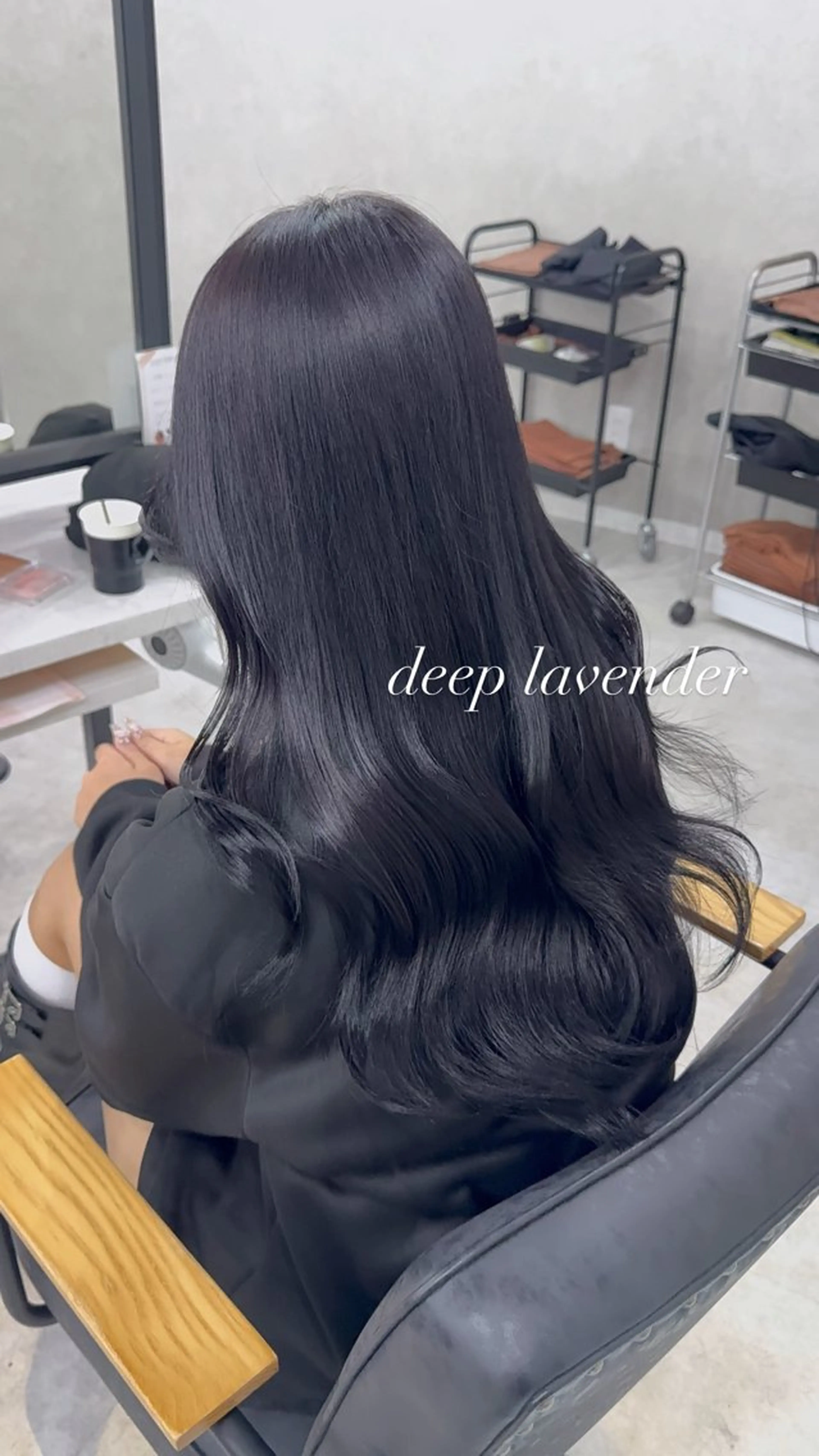 ロング カラー アッシュ アッシュブラウン ベージュカラー 黒髪 ブリーチ カット ヘアカラー トリートメント 赤み無し柔らかカラー 【梅田】madokaのヘアスタイル