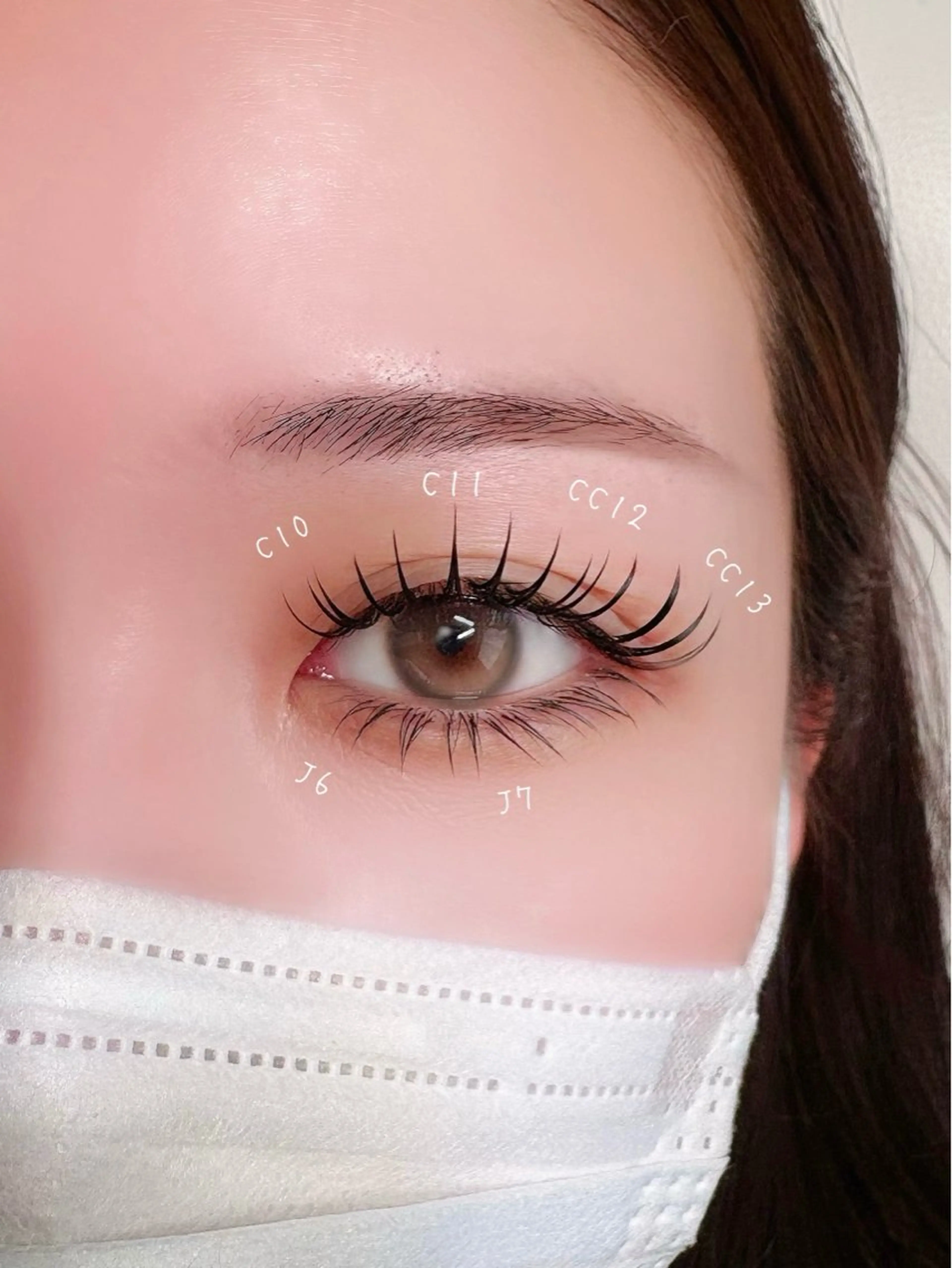 マツエク・マツパ バインドロック 下まつげエクステ ENNE Lash&Blow by&ERA所属・ENNE💎 Rikaのマツエク・マツパデザイン