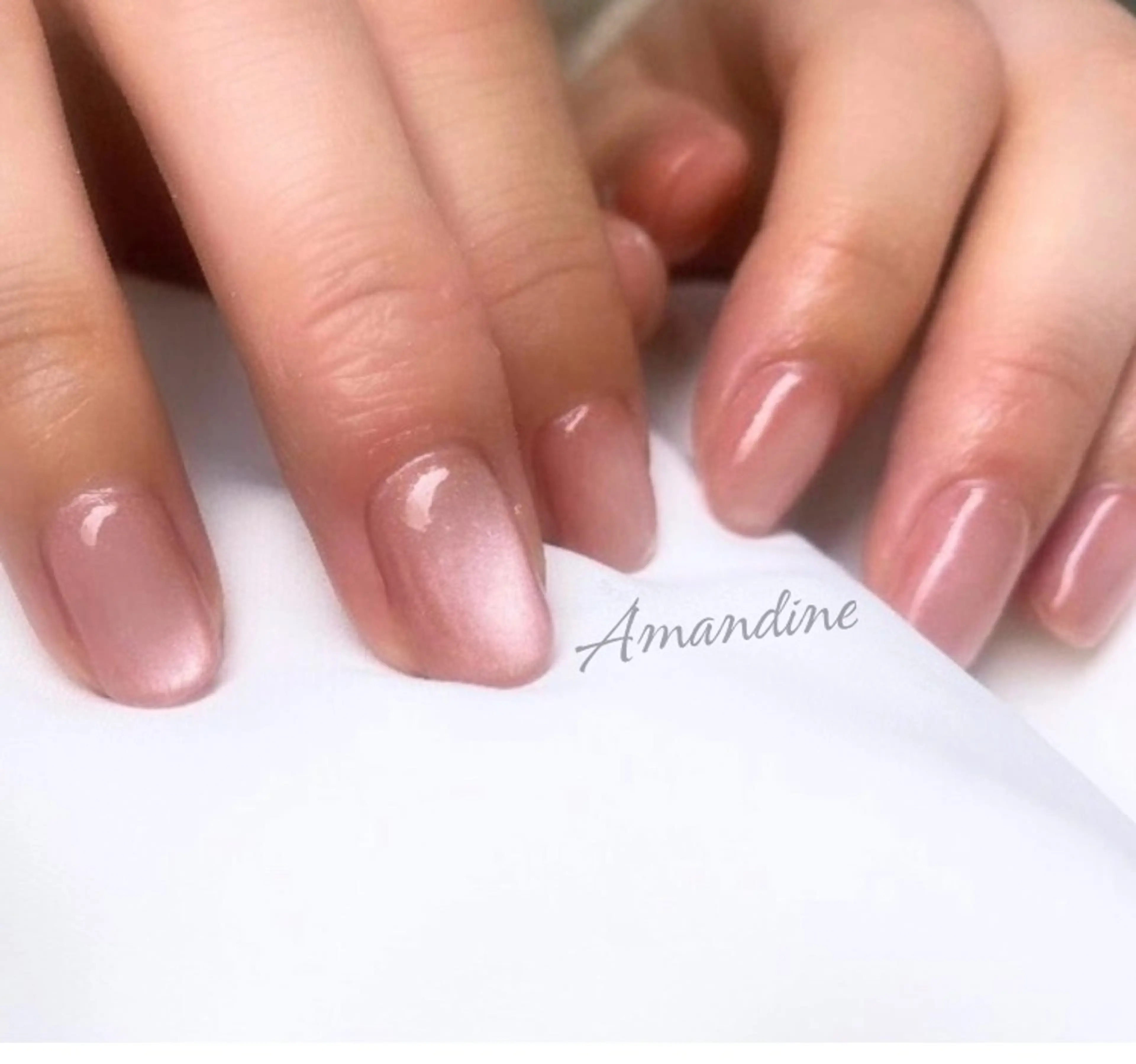 ネイル ハンドネイル Amandine所属・渋谷/4週間取れない フィルイン/パラのネイルデザイン