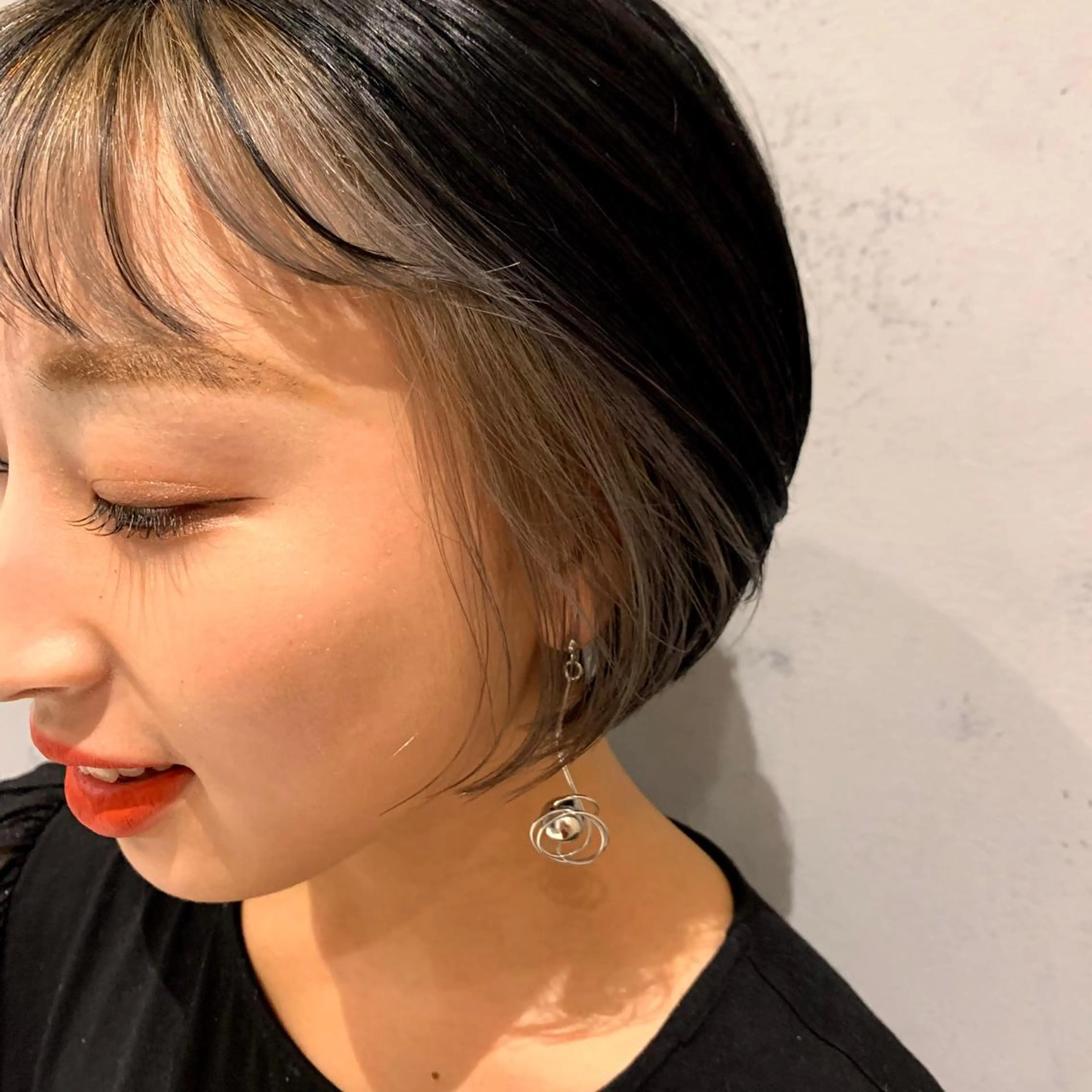 ショート ヘアカラー トリートメント 🐰ྀིあやの ハイトーン🧁ྀིのヘアスタイル