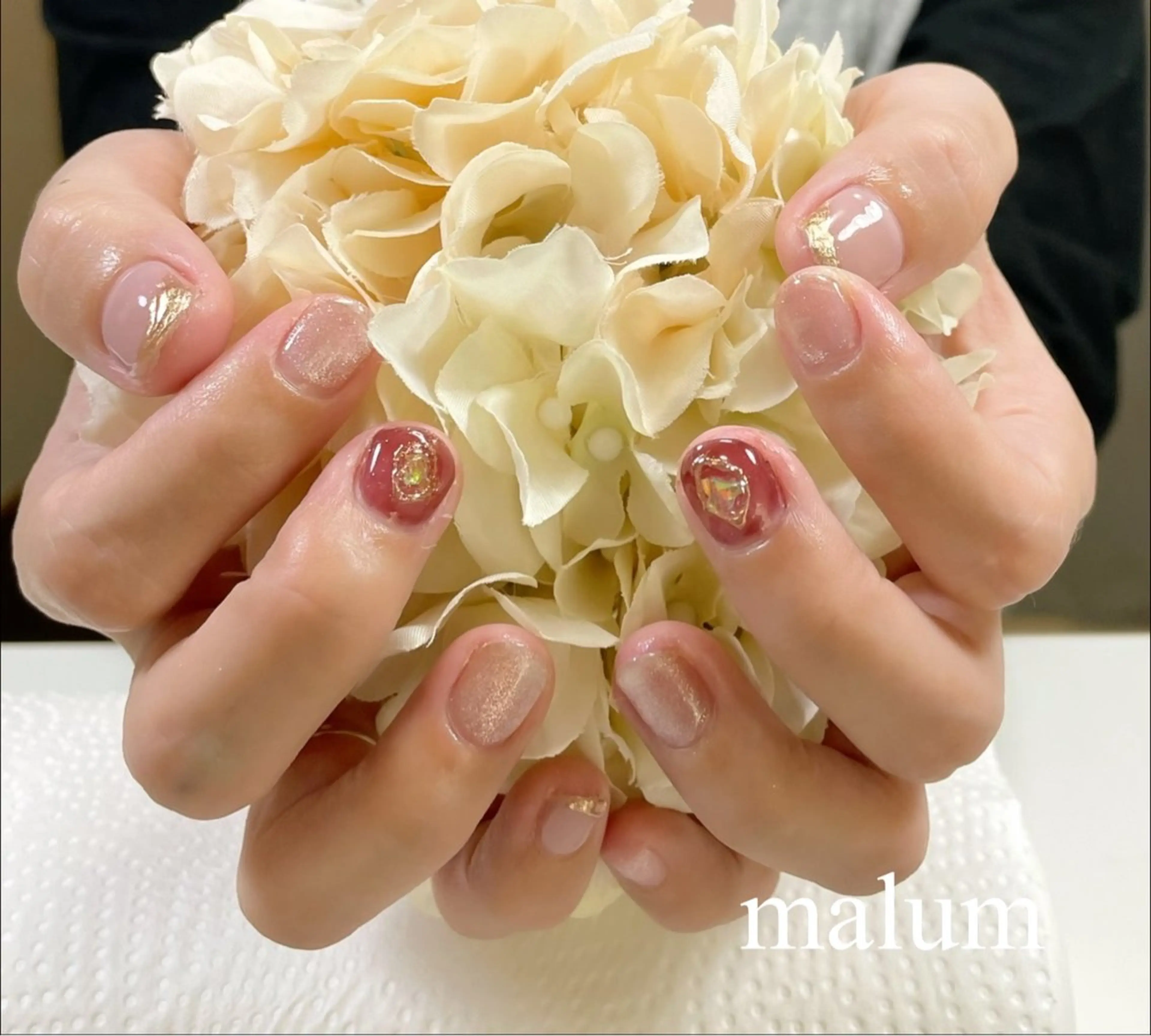 ネイル ハンドネイル malum nailのネイルデザイン