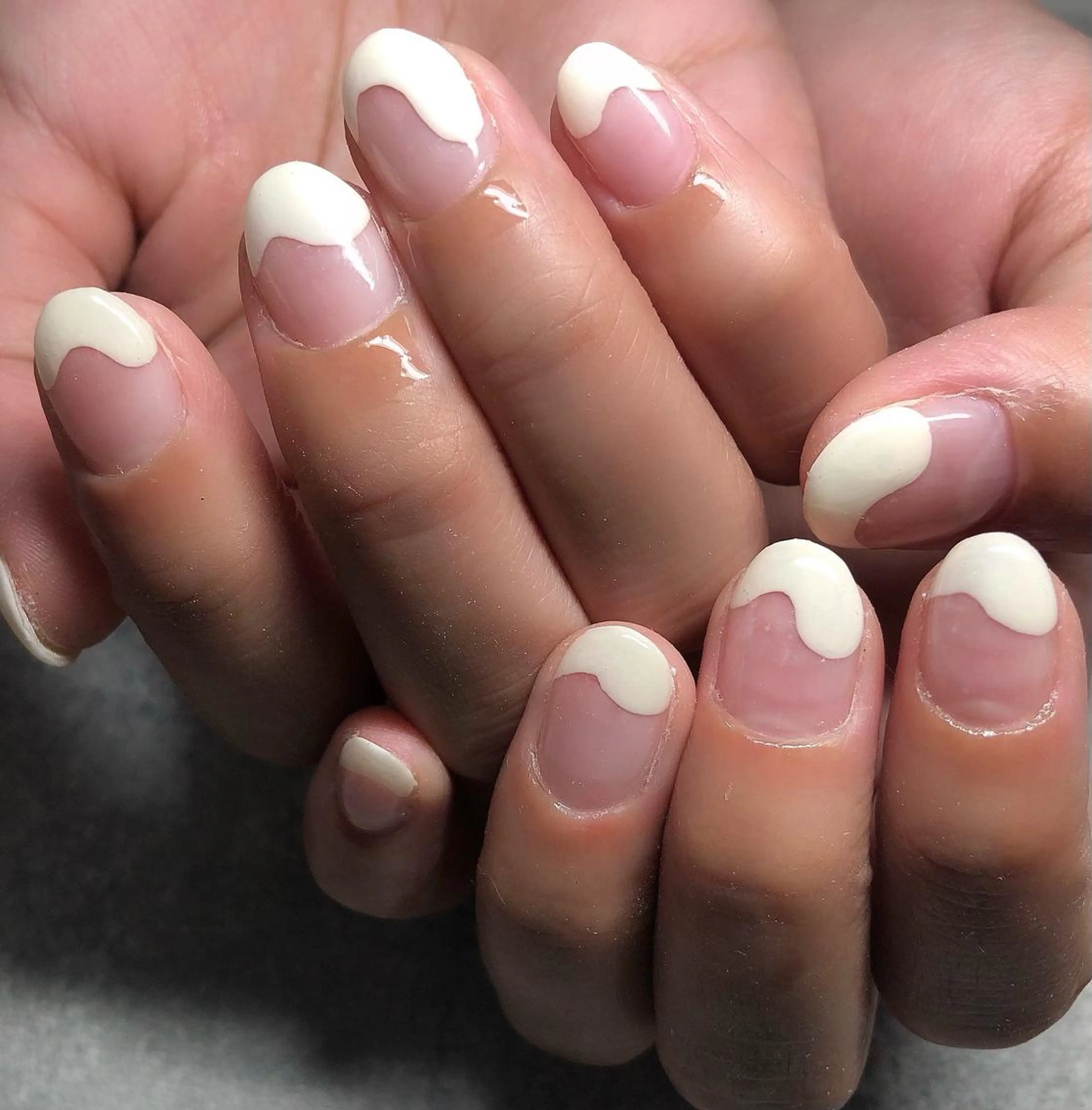 ネイル クリアネイル フレンチネイル 持ち込み 【Yappy🌈】 💖P-tanaのネイルデザイン