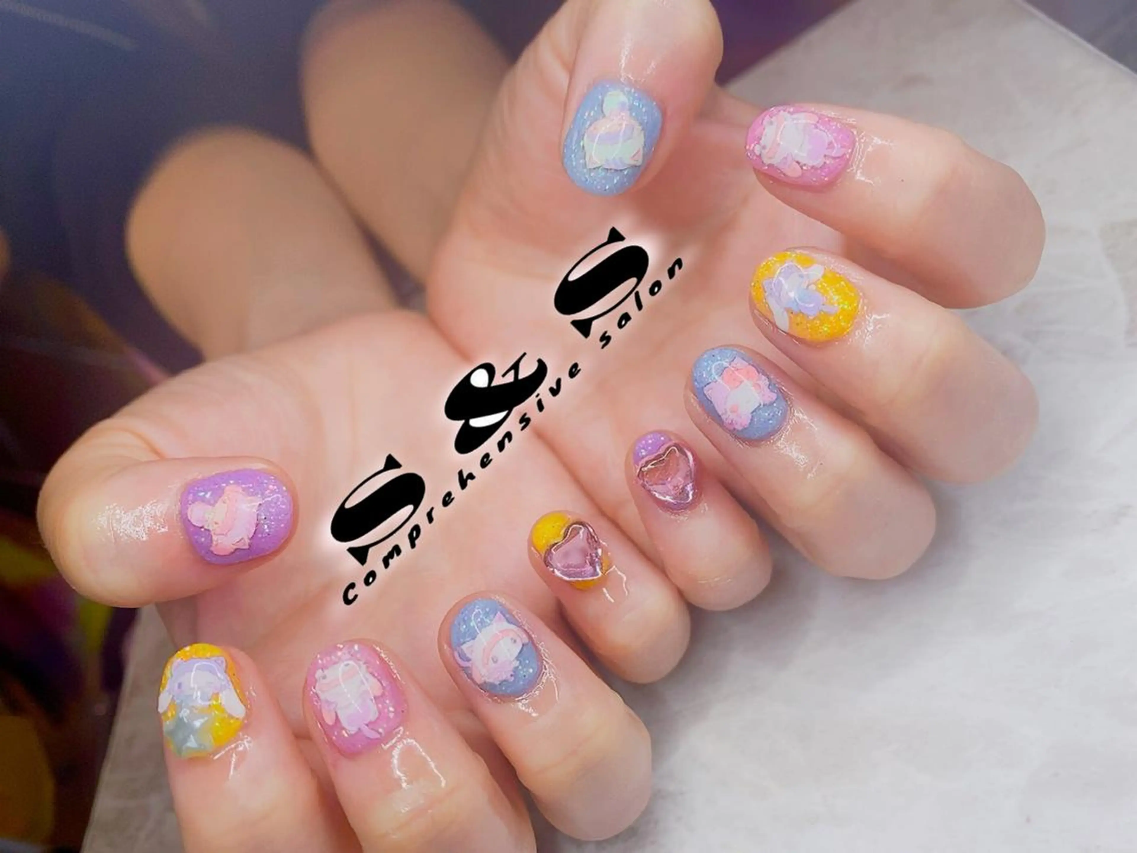 ネイル 長さ出し メンズネイル 持ち込み スカルプネイル S&S 村田小百合のネイルデザイン