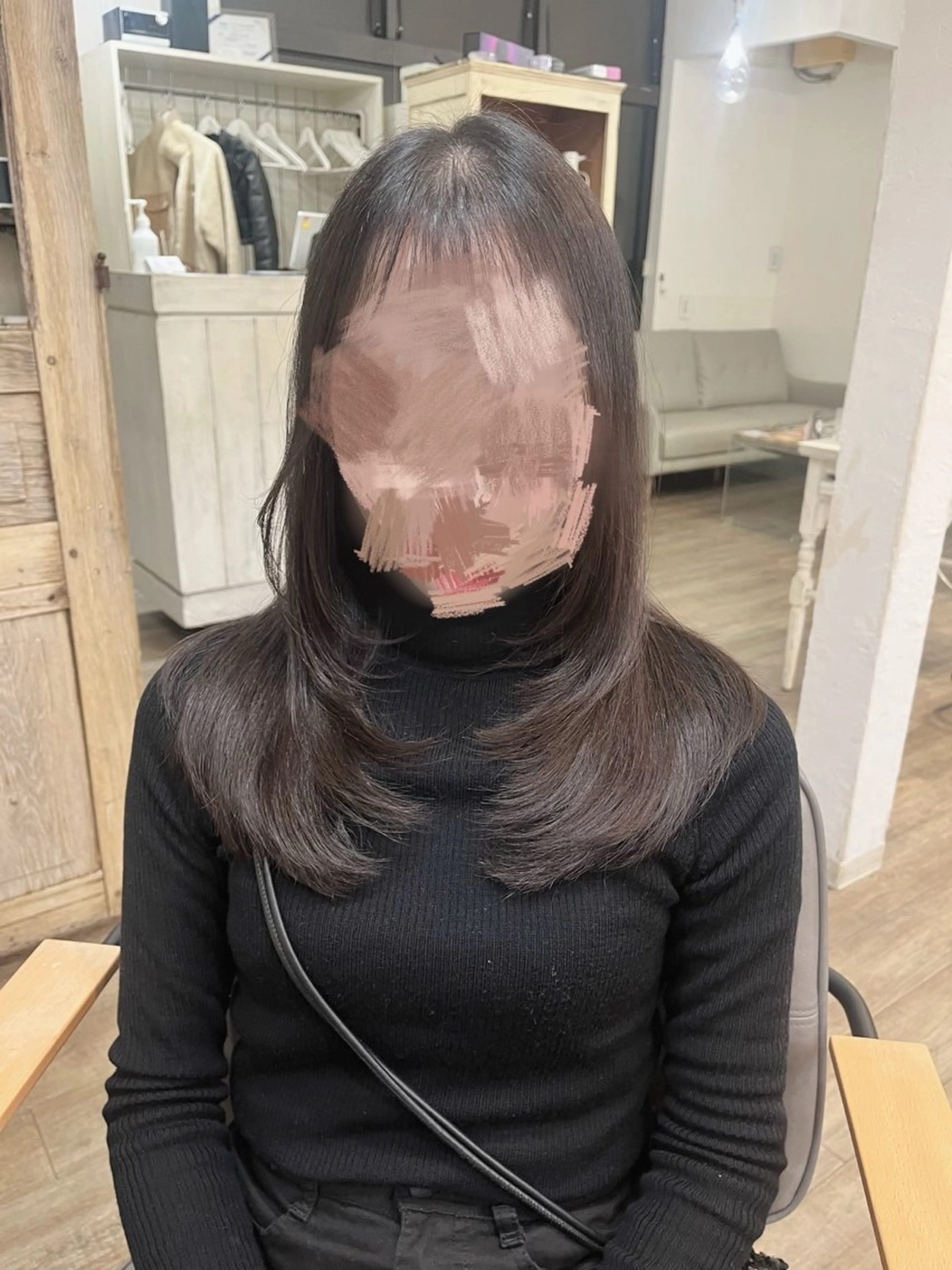 ミディアム miyuu🐈‍⬛ レイヤー/韓国風ヘアのその他イメージ