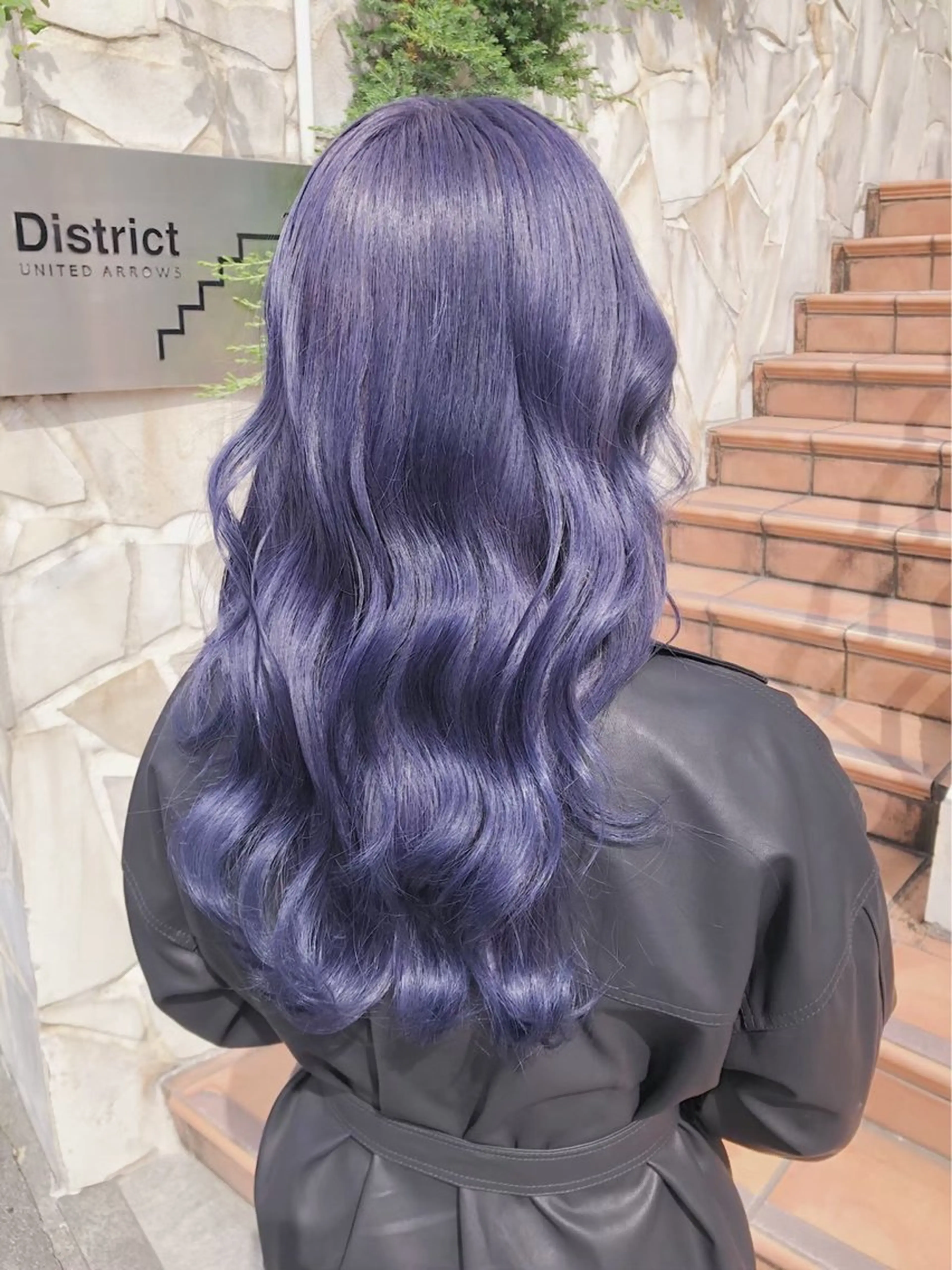 ミディアム カラー ヘアアレンジ ヘアカラー トリートメント 🌟🍒ハイトーン 韓国ヘア/ユウミのヘアスタイル