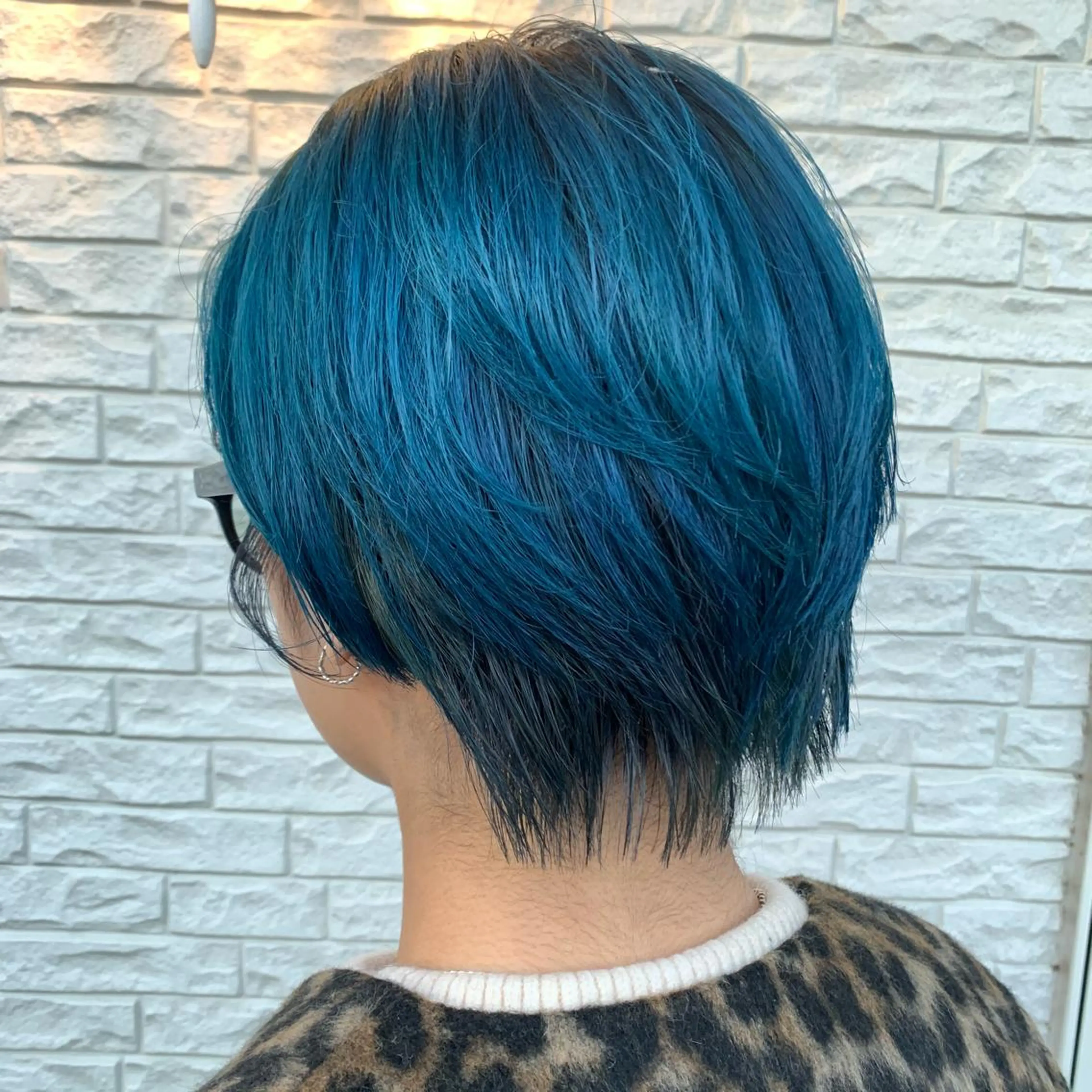 ショート カラー パーマ 海外レイヤー 🇺🇸/ヒナコのヘアスタイル