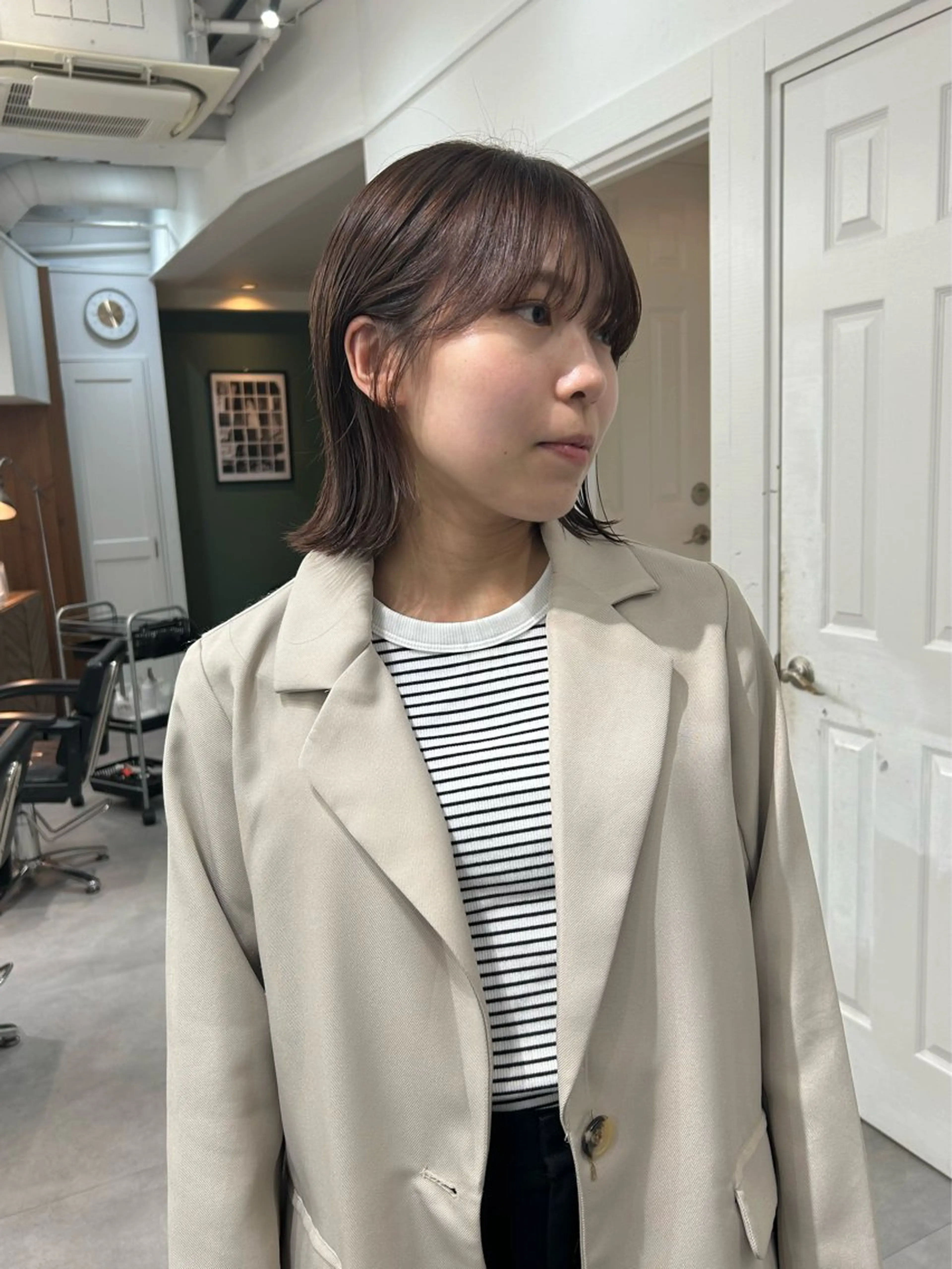 ショート カラー レイヤーボブ/ 艶カラー/サナ🌼のヘアスタイル