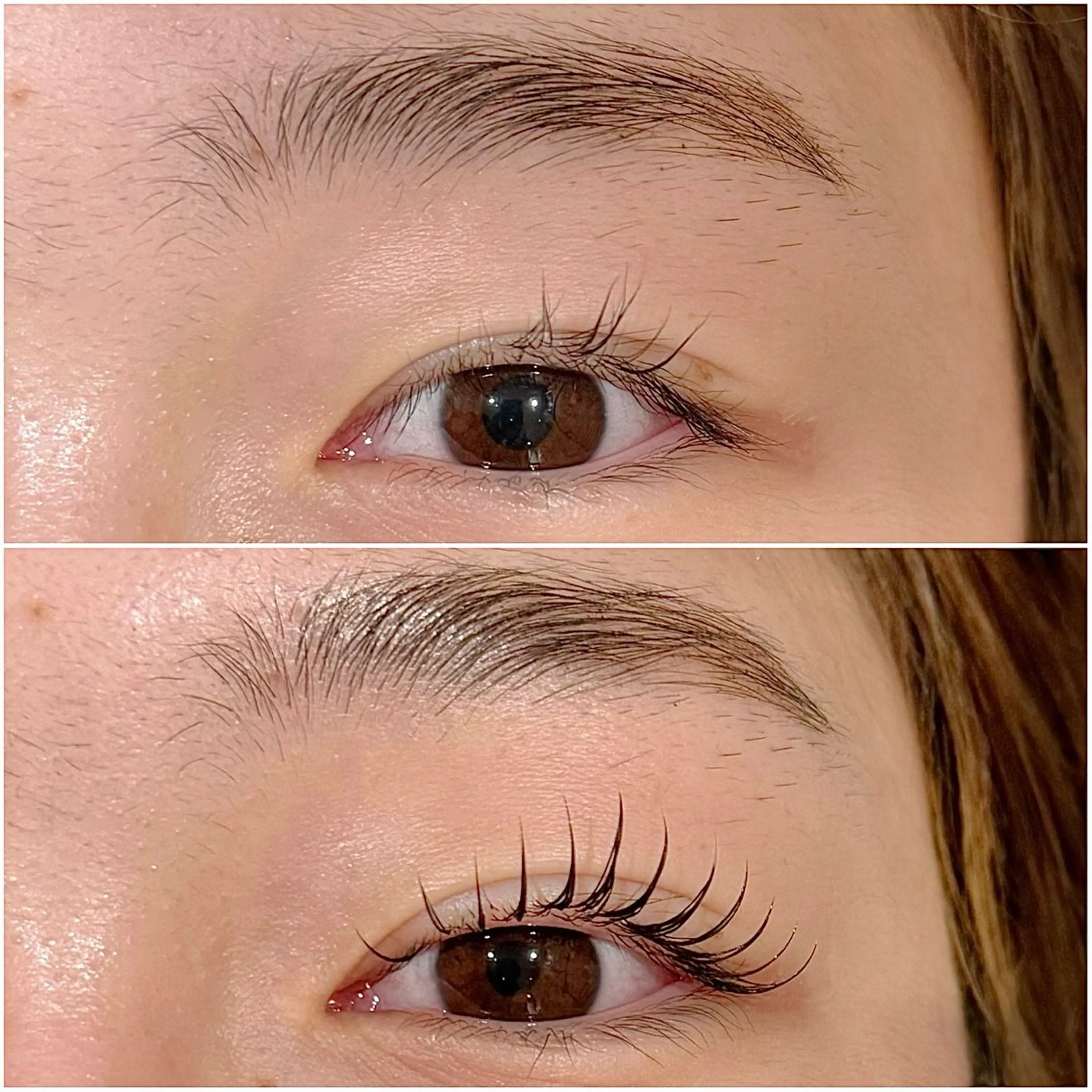 【ラッシュリフト】眉毛を明るくする&まつ毛パーマの写真