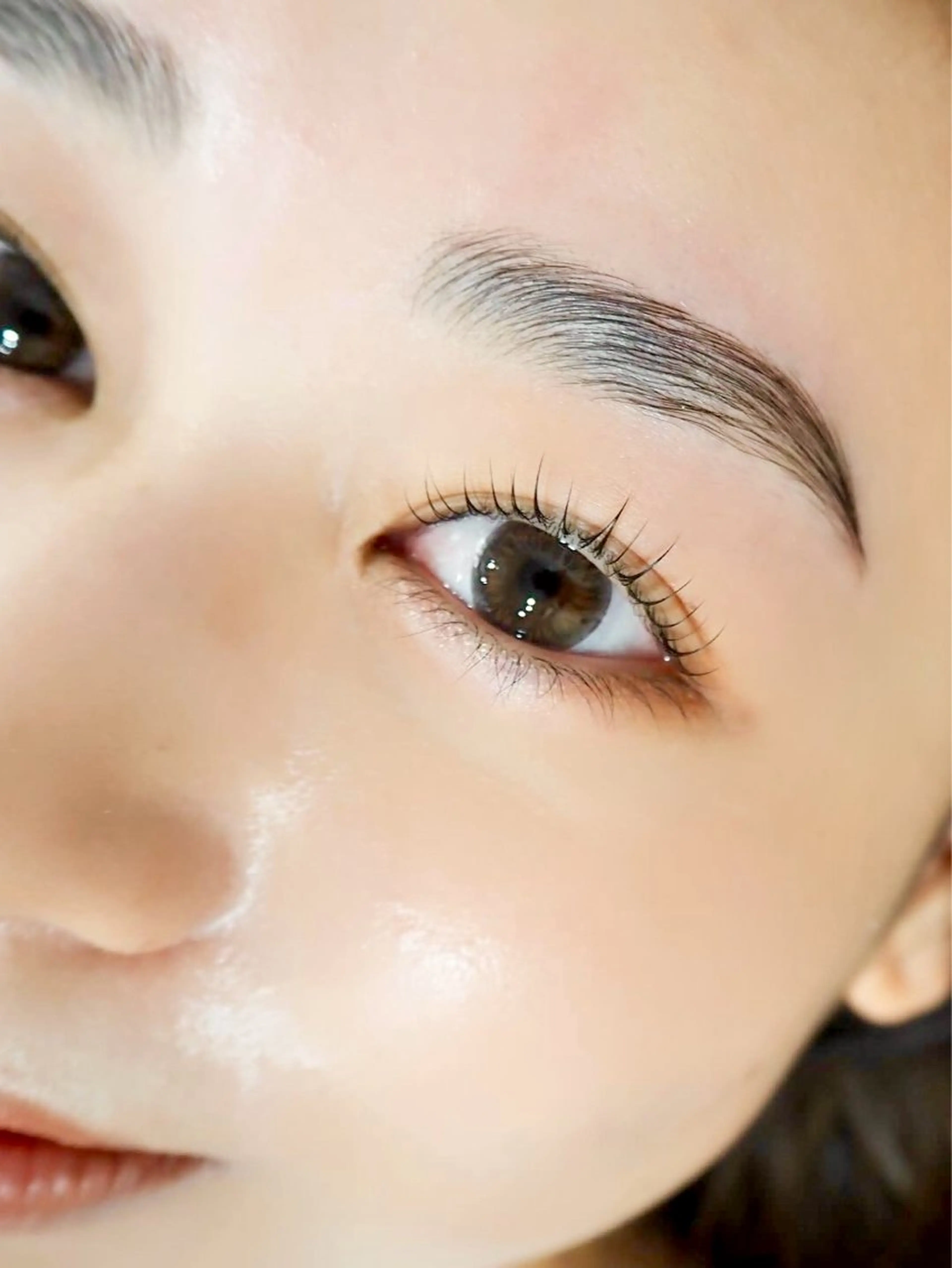 【人気set menu】まつ毛パーマ(1stepトリートメント込み)＋眉毛パーマ(パリジェンヌに変更+¥1,000)の写真