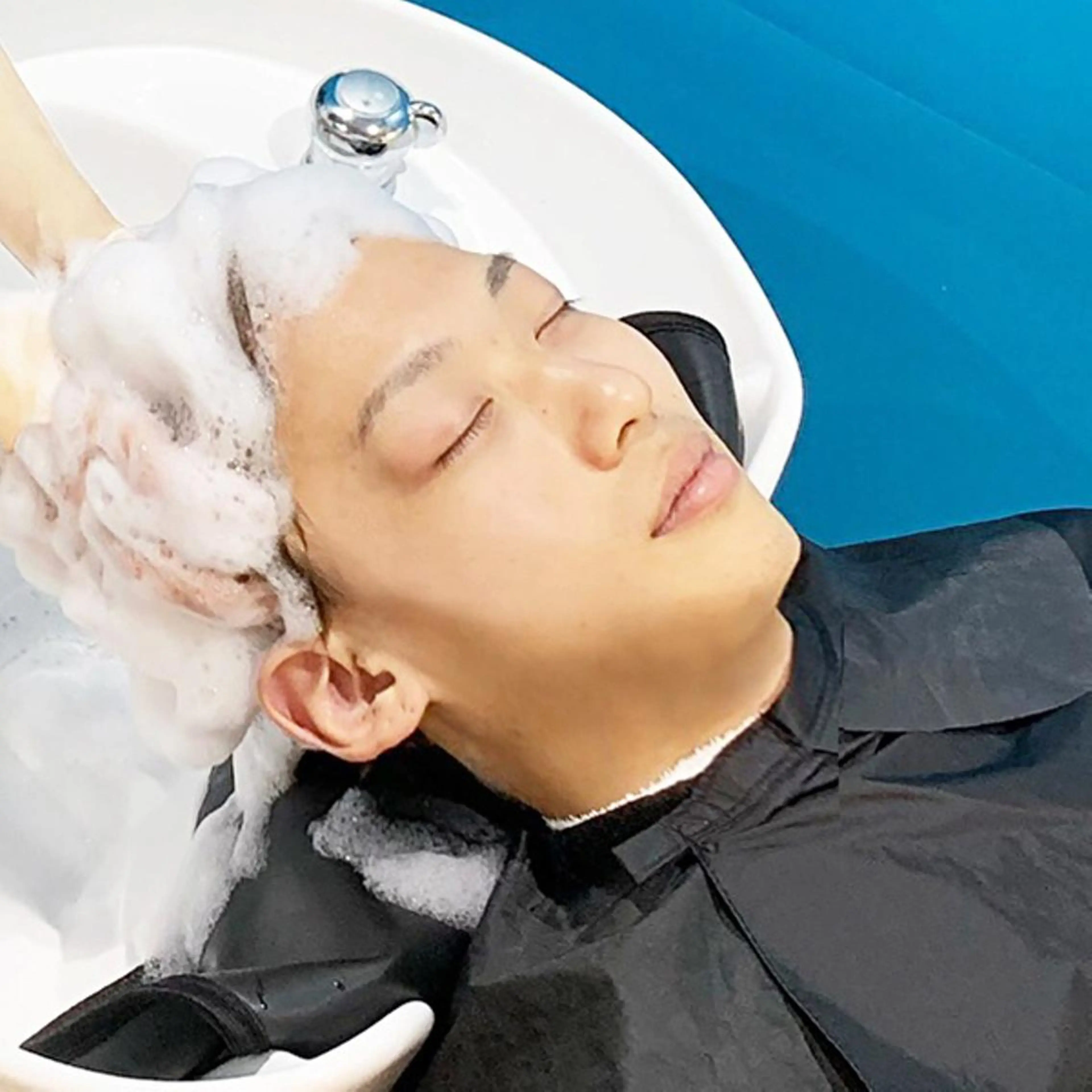 フェザーパーマ/ ダブルカラー/藤田のヘアスタイル