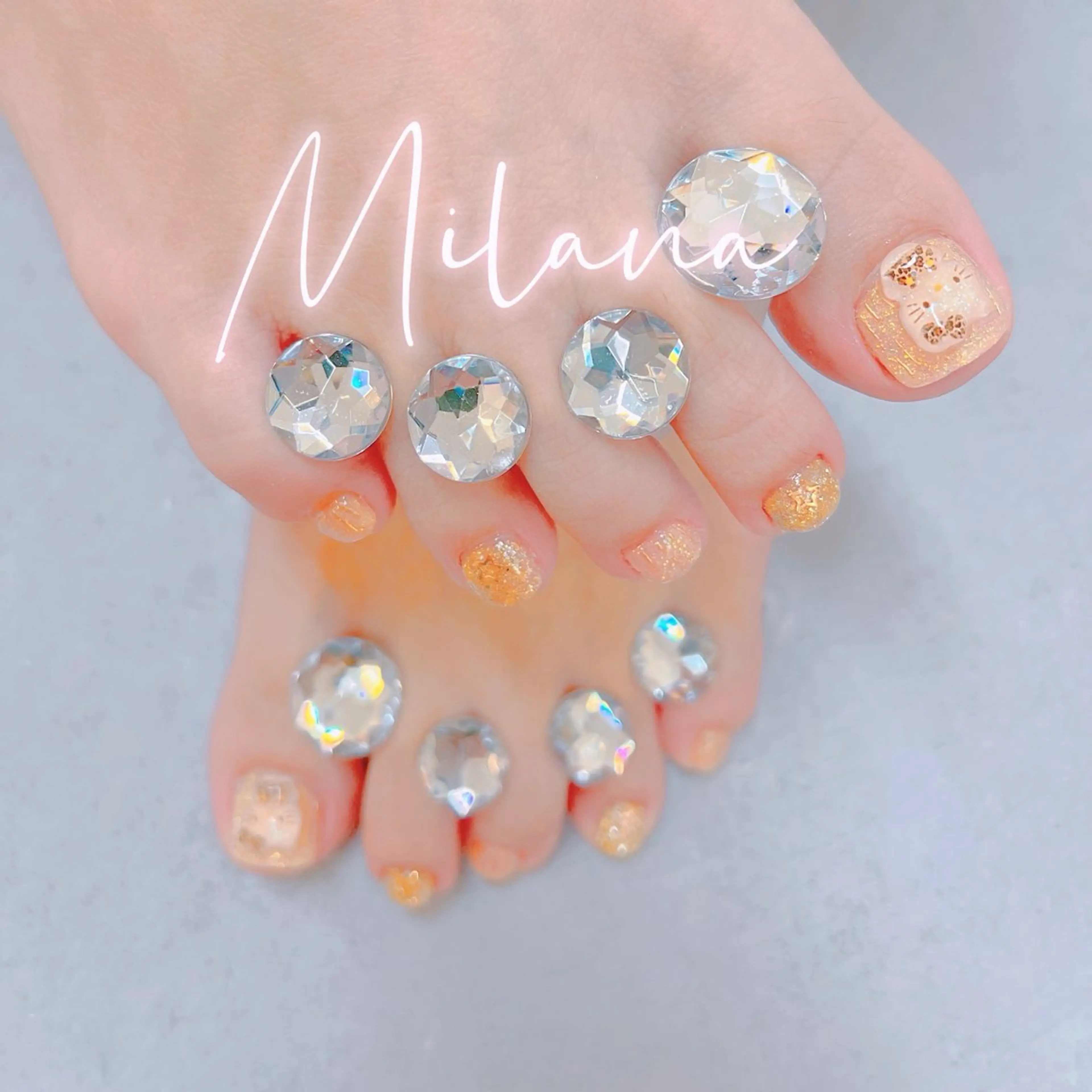 ネイル フットネイル Milana 西里のネイルデザイン