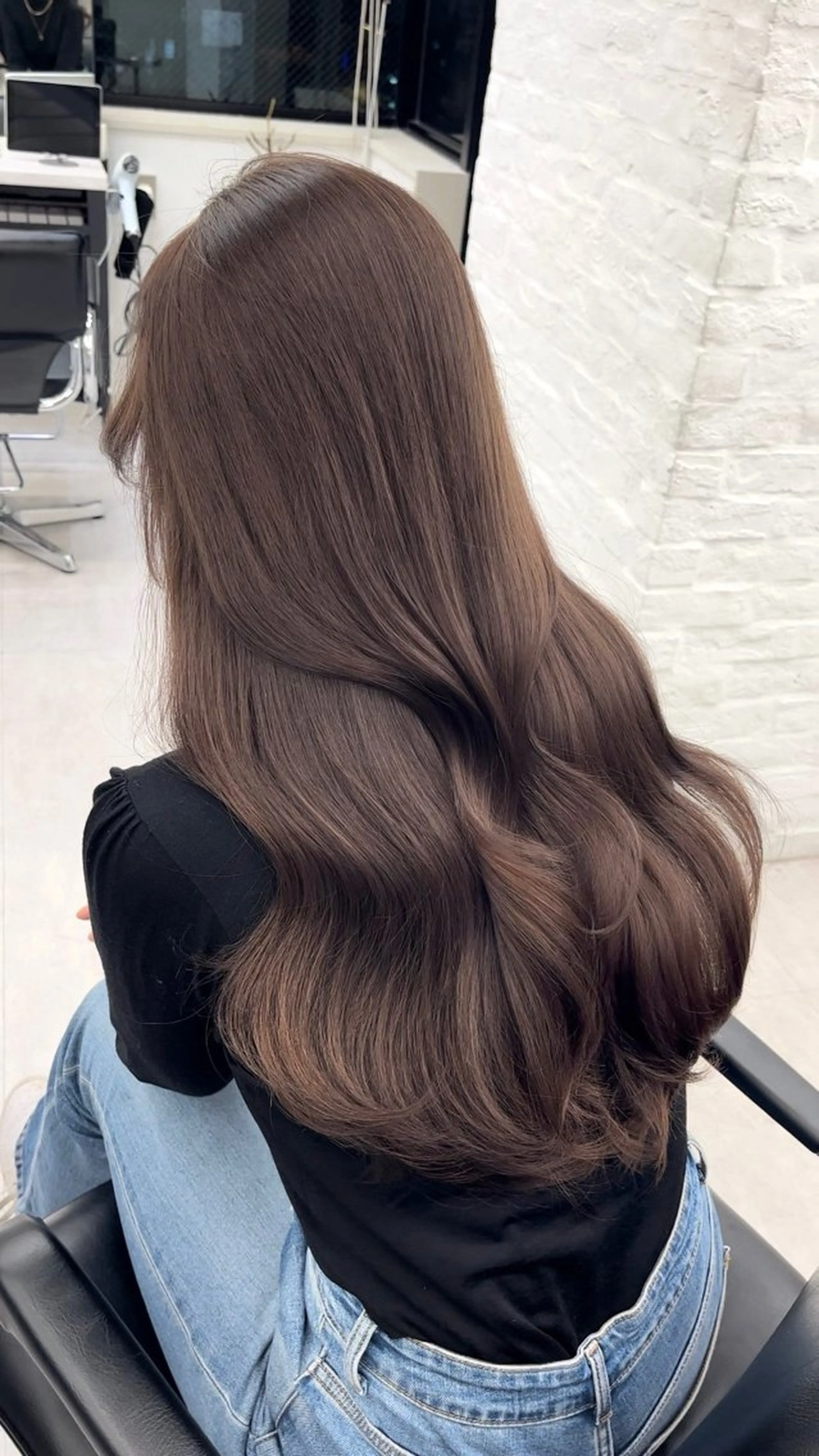 ロング カラー 韓国ヘア🎀 もかのヘアスタイル