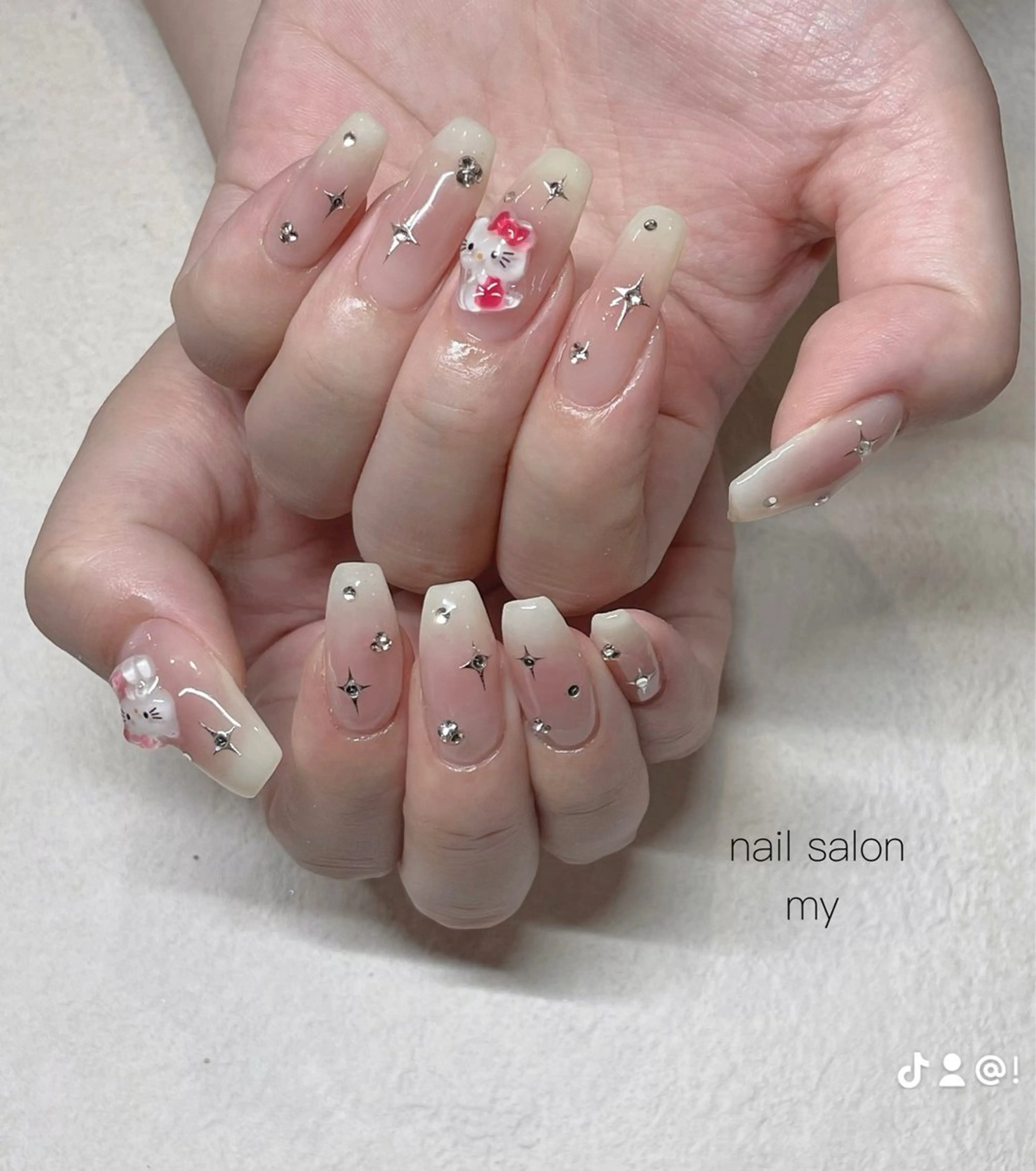ネイル 韓国ネイル ニュアンスネイル ワンホンネイル Nail salon MY所属・NailSalon MYのネイルデザイン