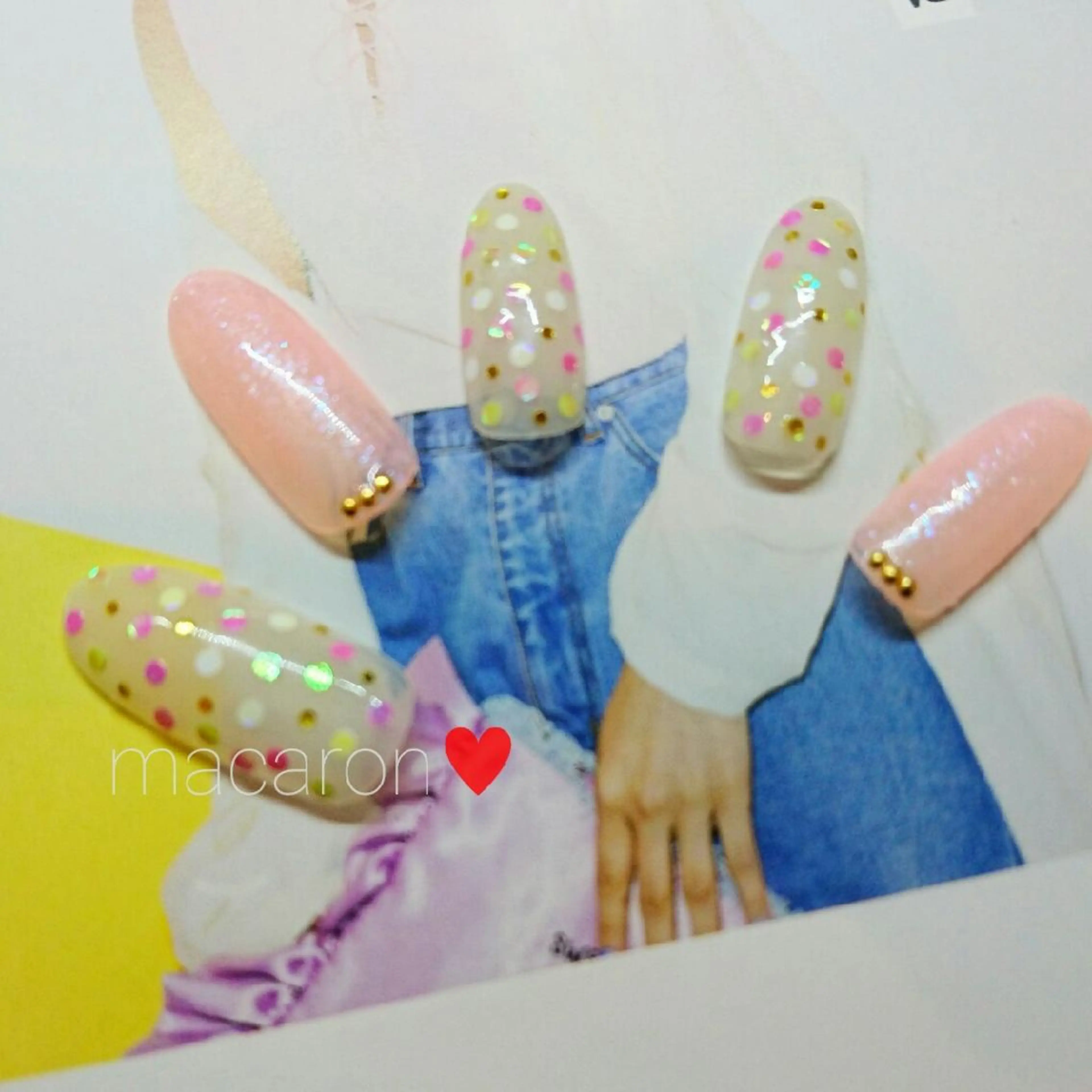 ネイル 春ネイル macaron♥所属・nail salon macaron のネイルデザイン
