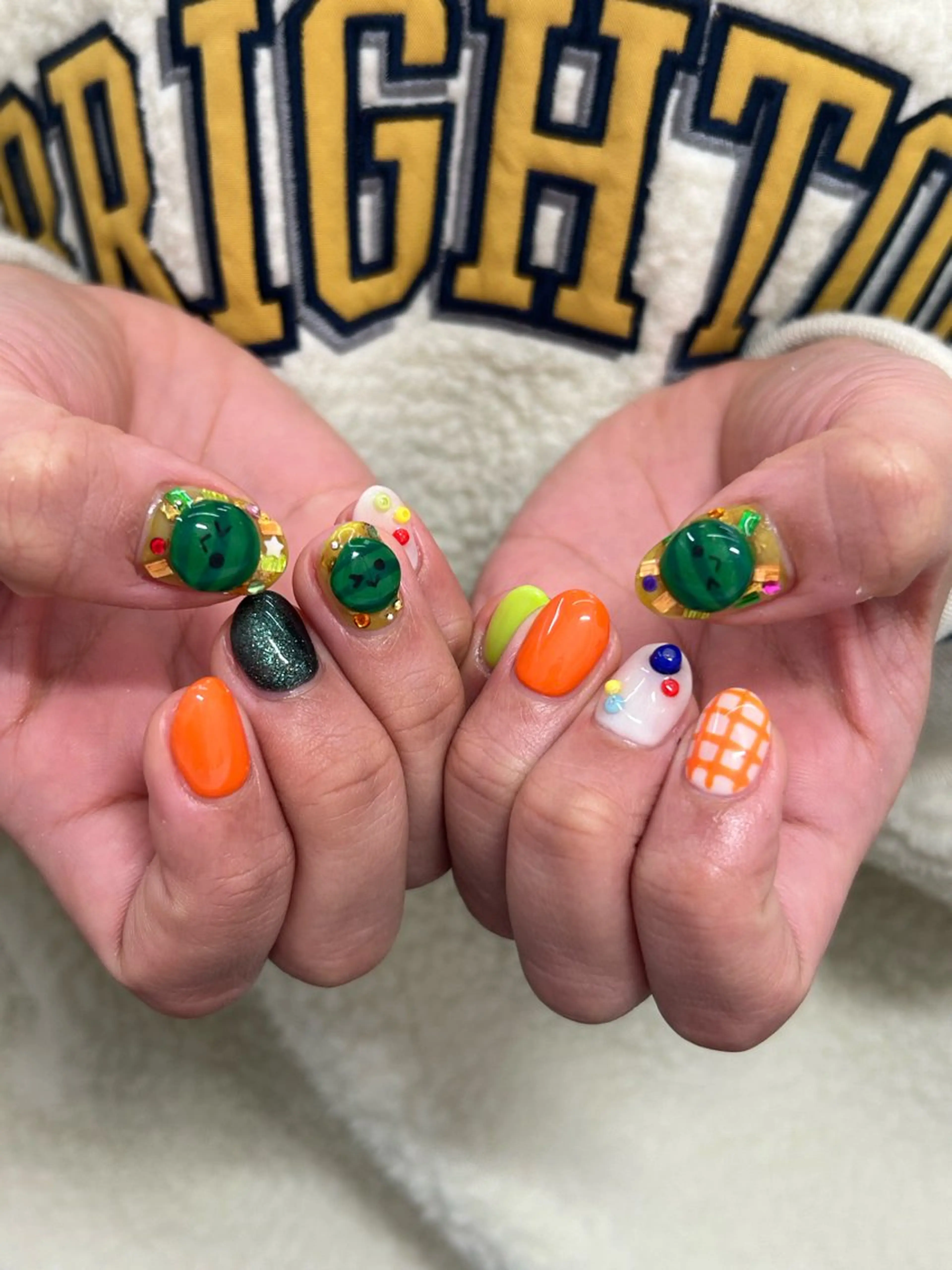 ネイル ハンドネイル プライベートネイルサロンone nail所属・one nail 【カラフル/個性派】のネイルデザイン