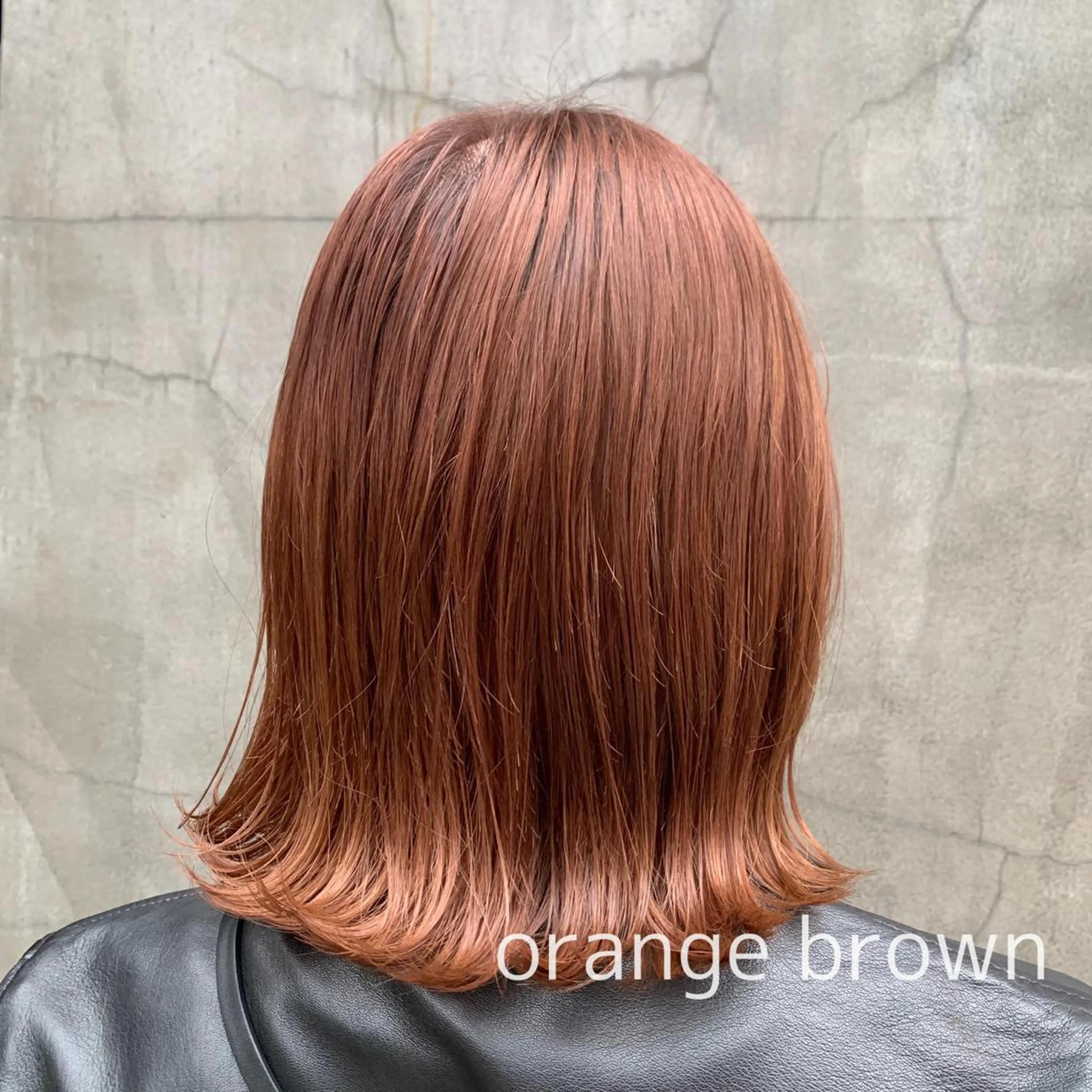 ショート カラー ブラウンカラー オレンジ オレンジブラウン 髪質改善カラー&TR 縮毛矯正/弱酸性矯正のヘアスタイル