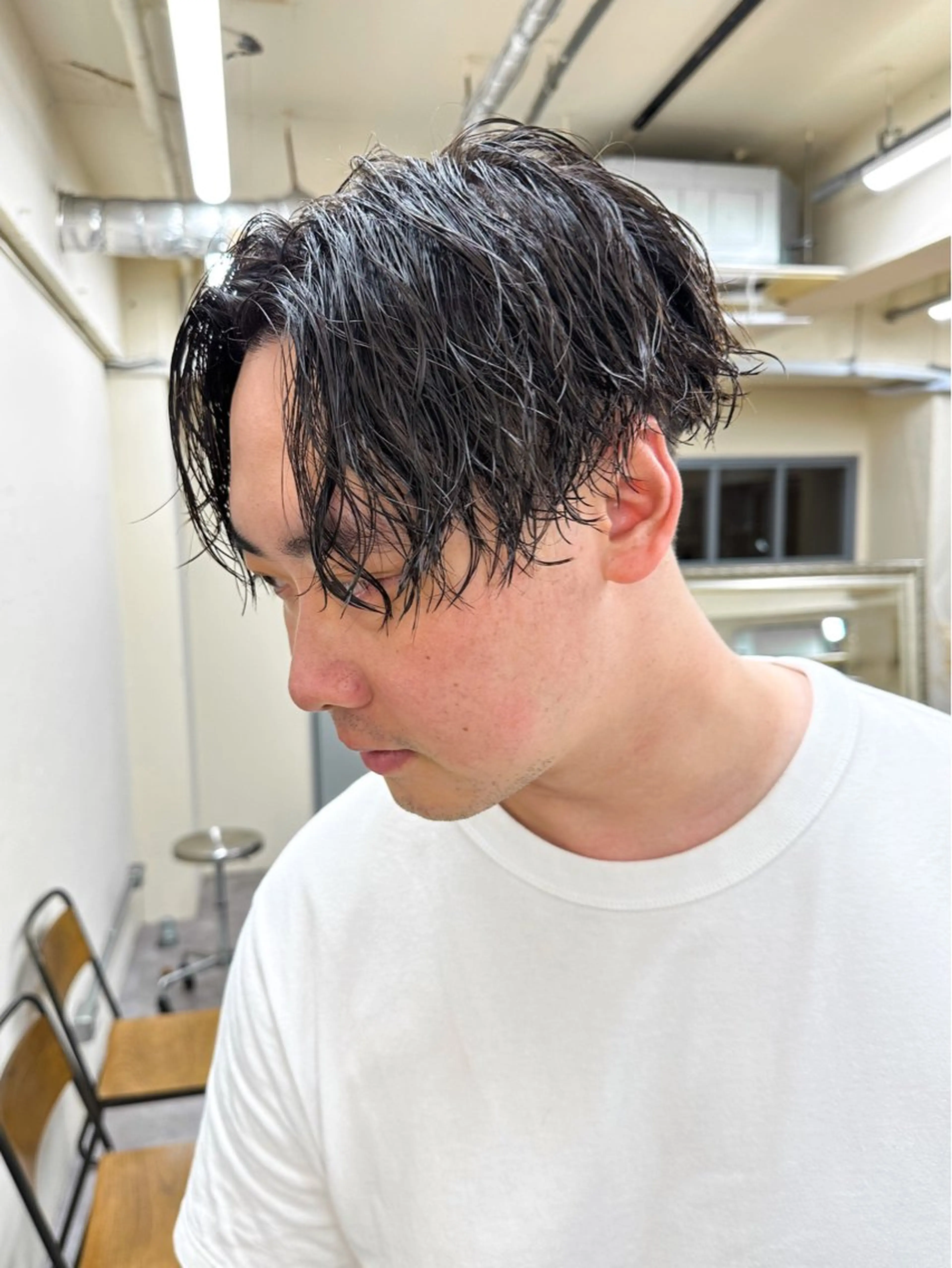 ショート パーマ メンズ warme所属・メンズパーマ メンズ特化ryoのヘアスタイル