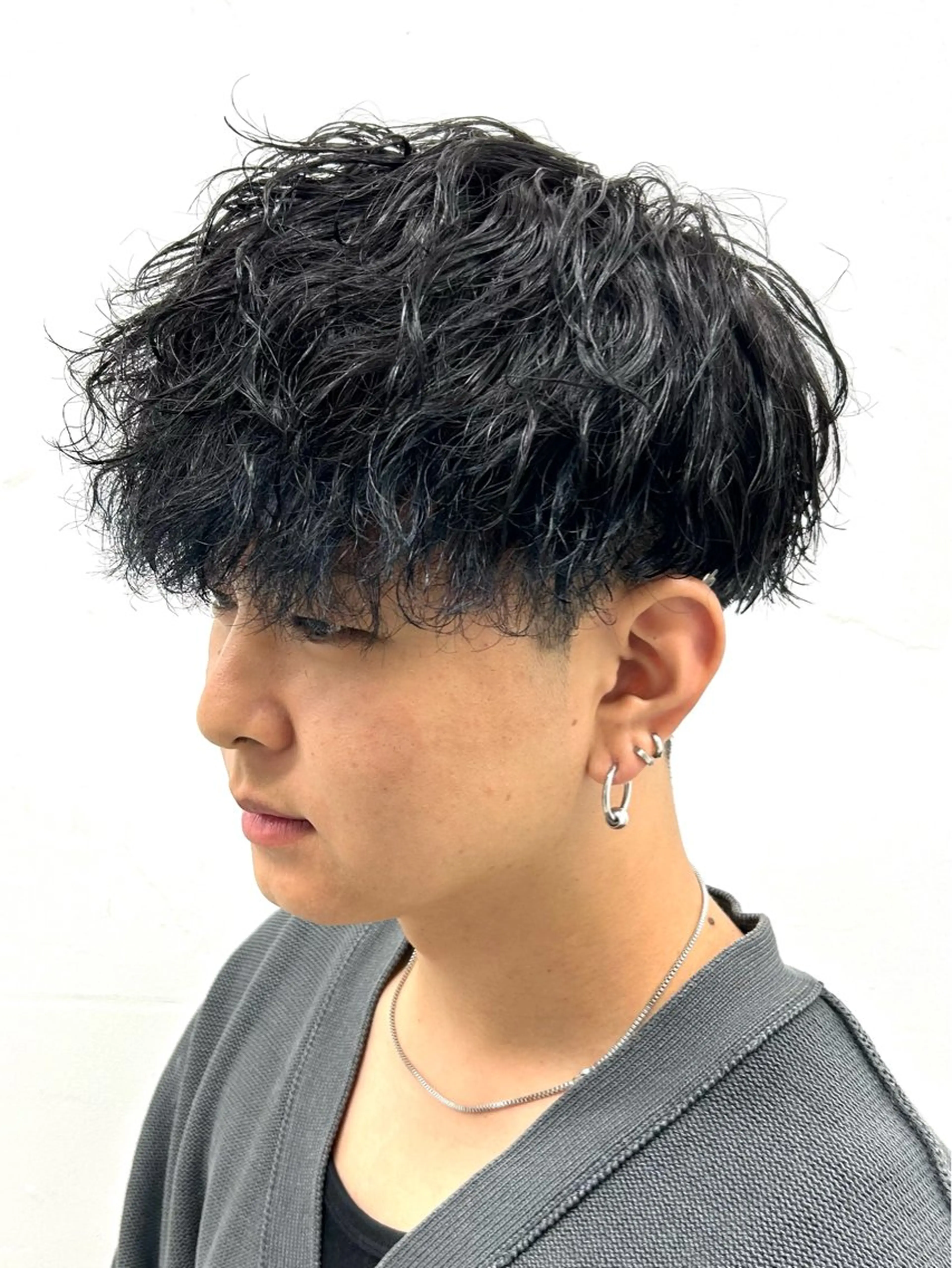 【再現性No.1👑】メンズカット+ツイストスパイラルパーマ/シャドウパーマ/フェザーパーマの写真